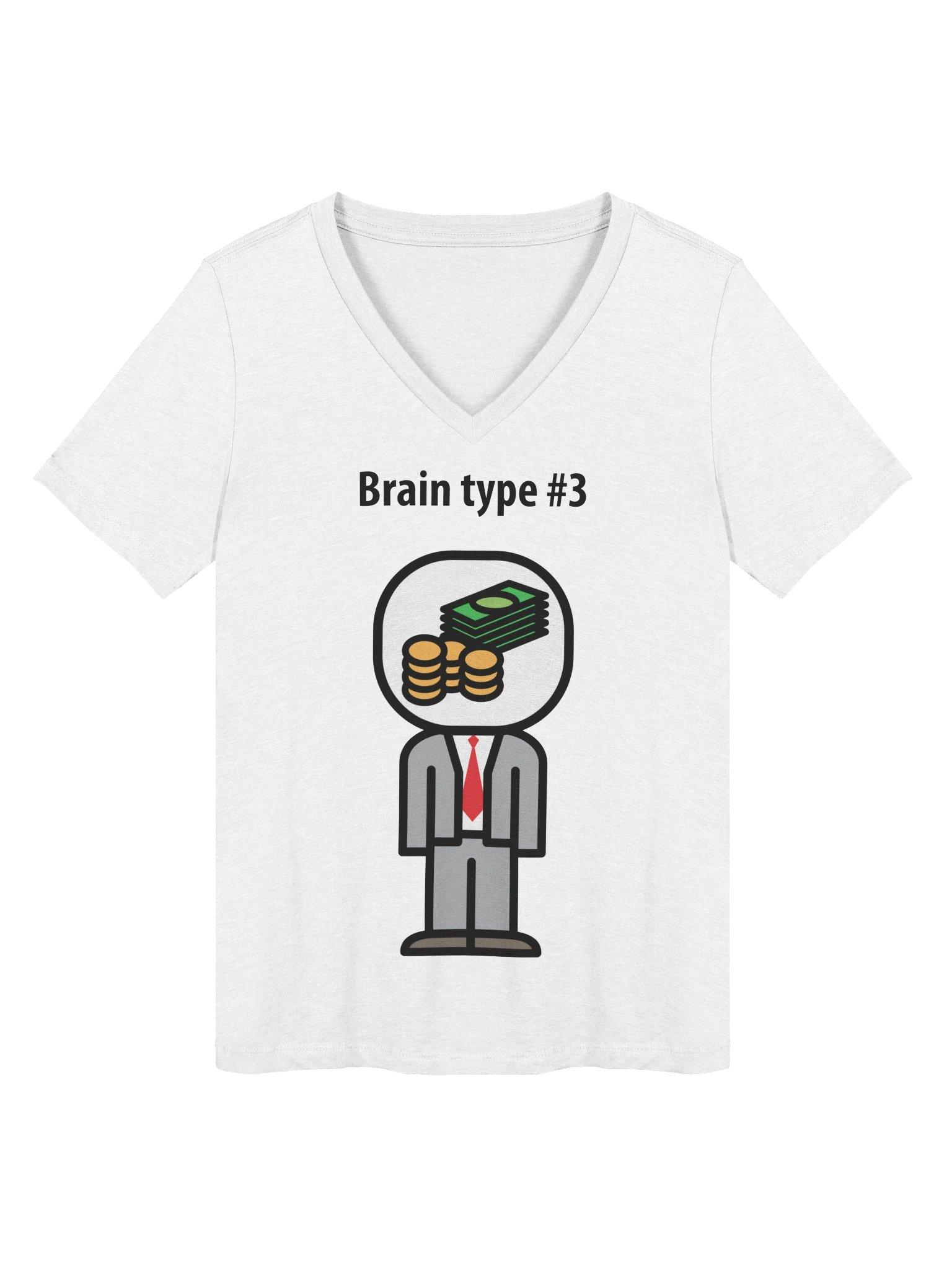 Women's t-shirt for brain type #3 product image (1)