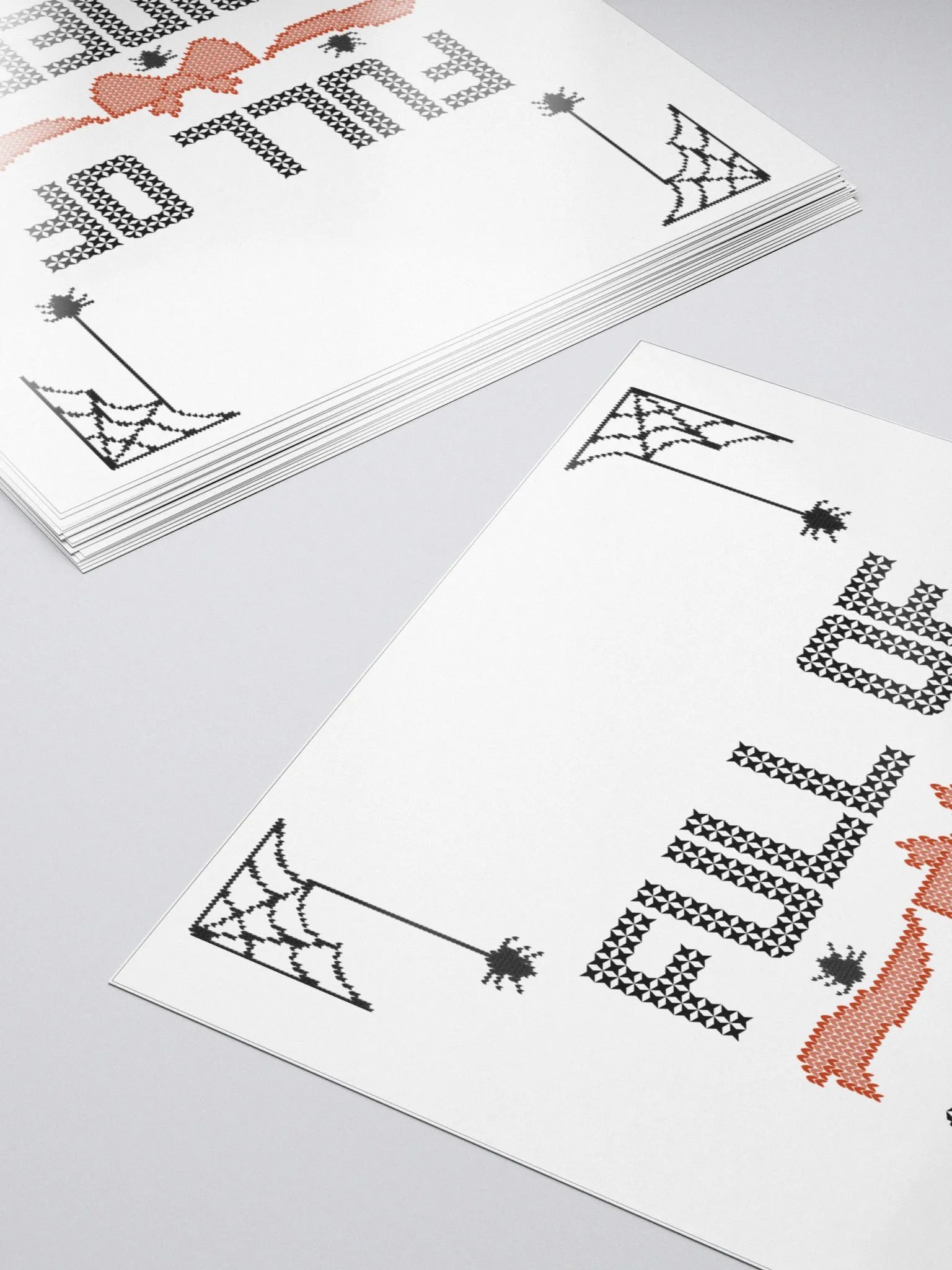 Full of Spiders bubble free stickers product image (6)