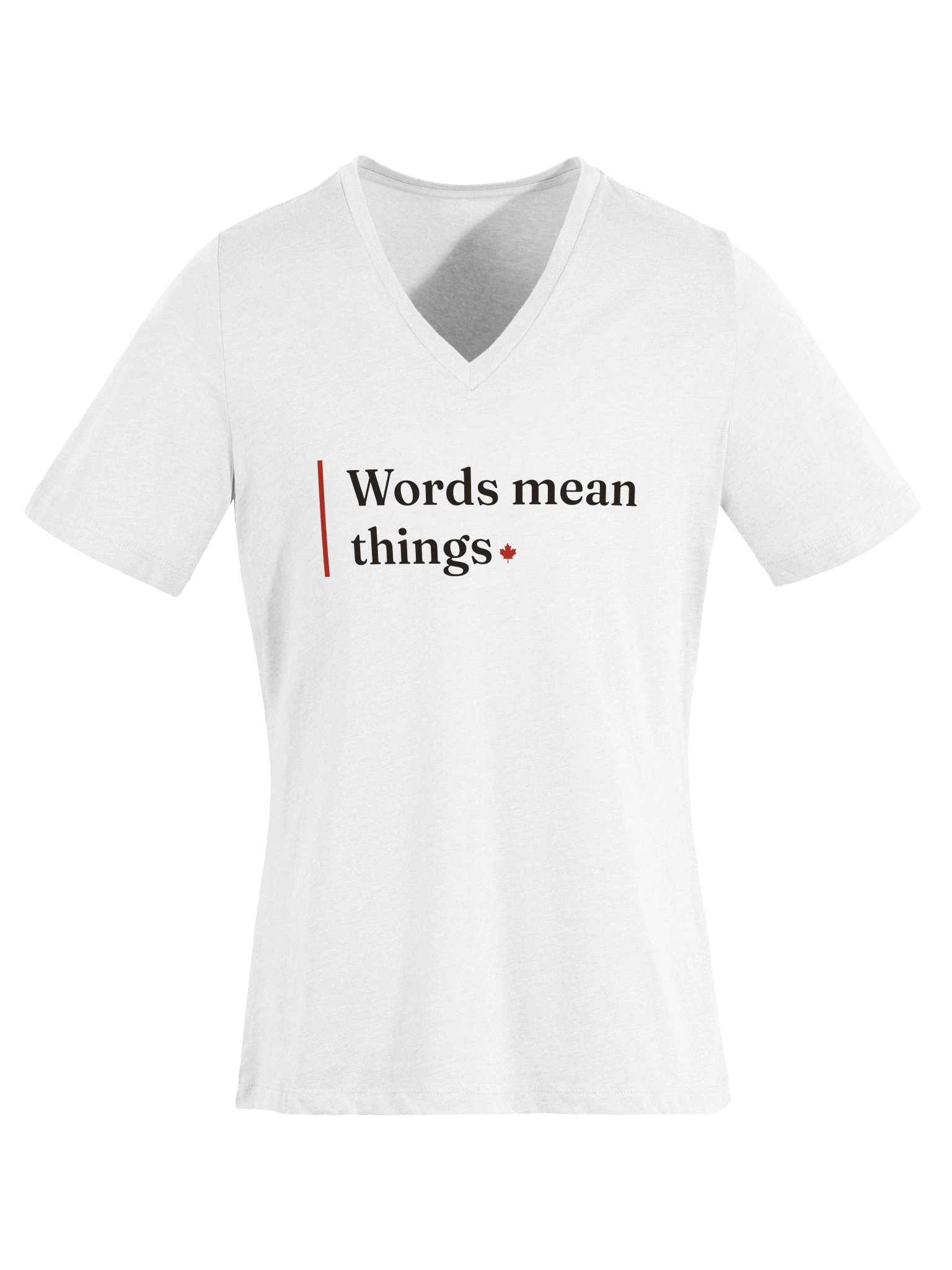The V-Neck — Solid White Blend product image (5)
