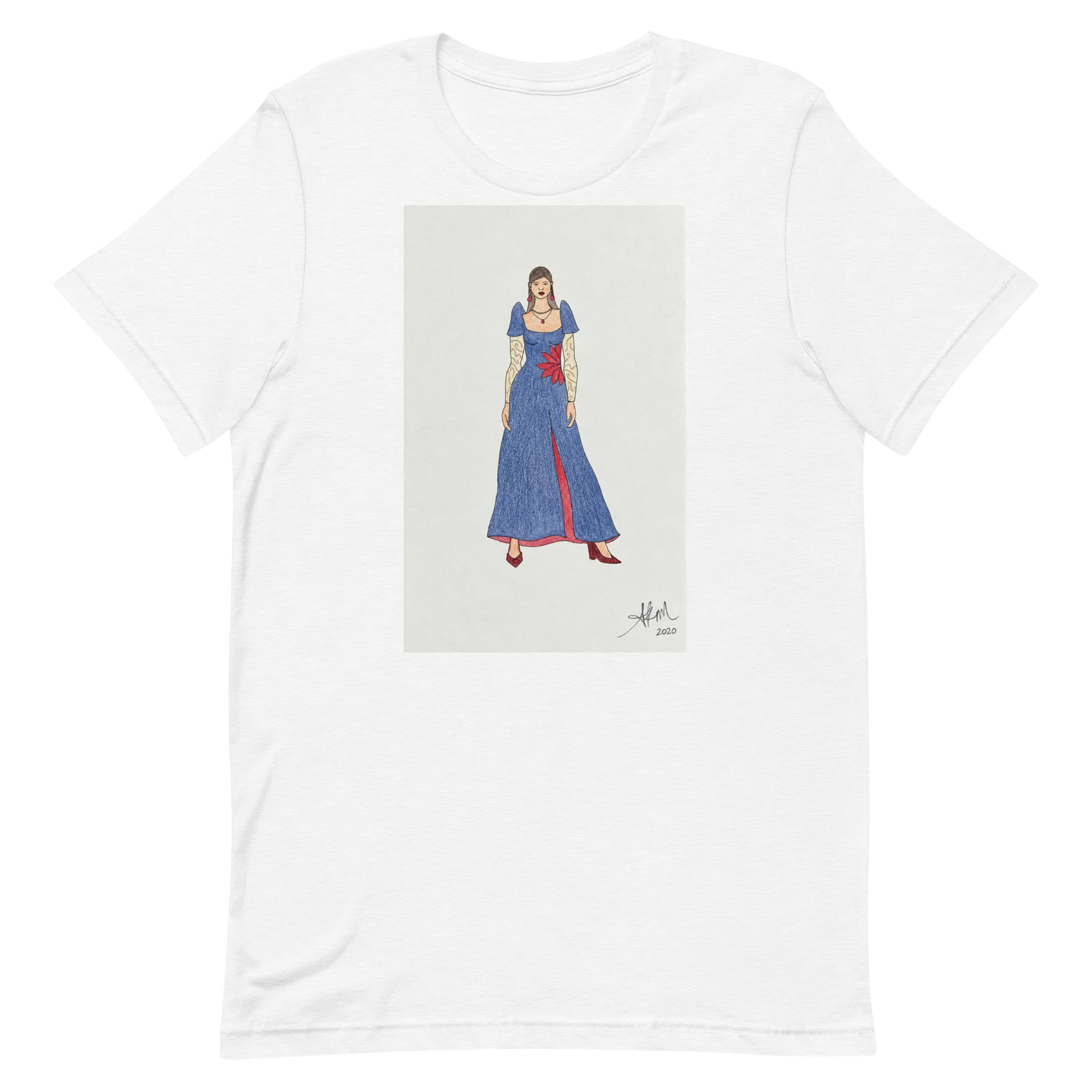 AK’s Denim Filipiniana Fashion Design - T-Shirt (Ver2) product image (2)