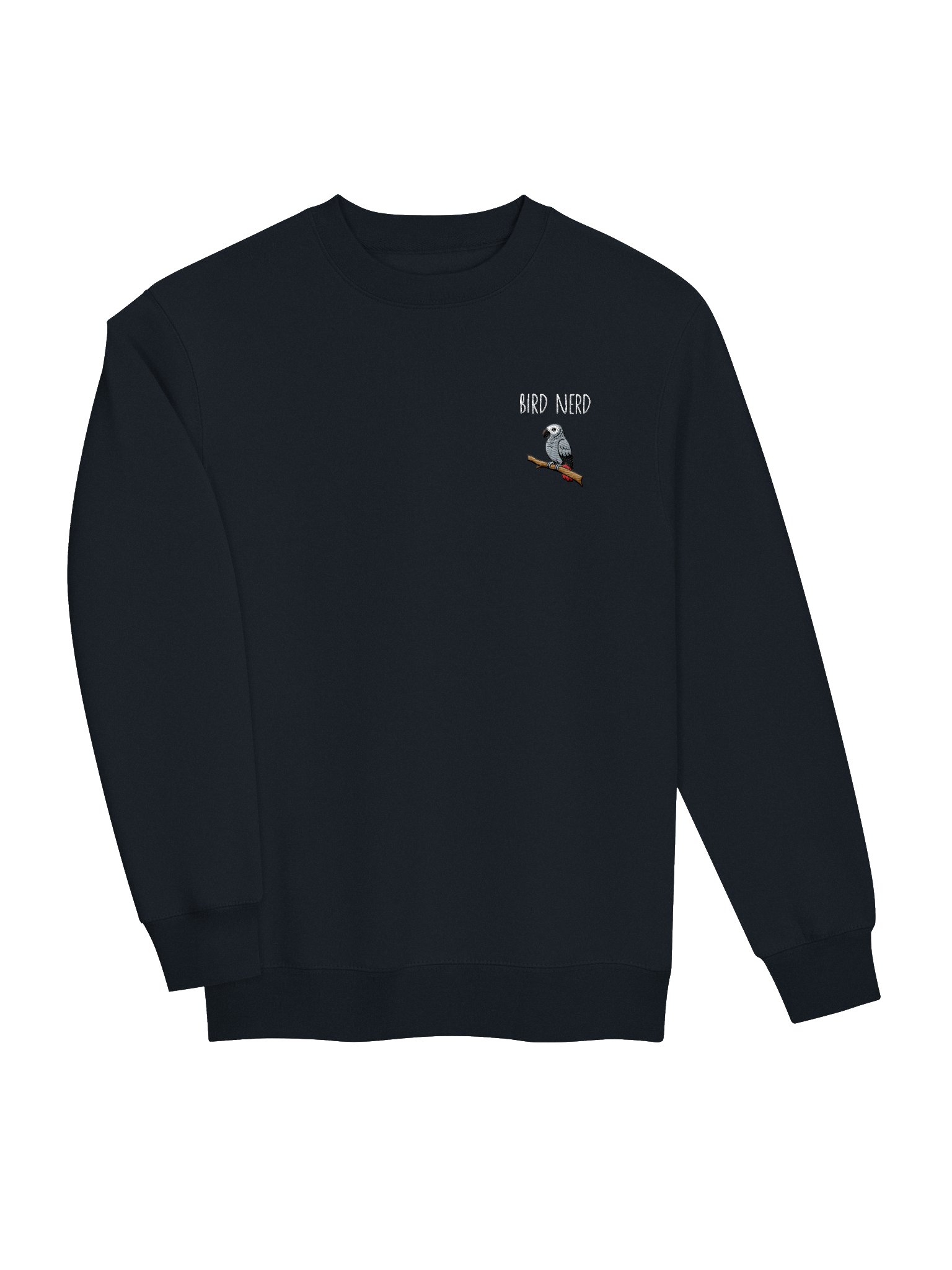 Bird Nerd Sweatshirt (White Letters) product image (3)