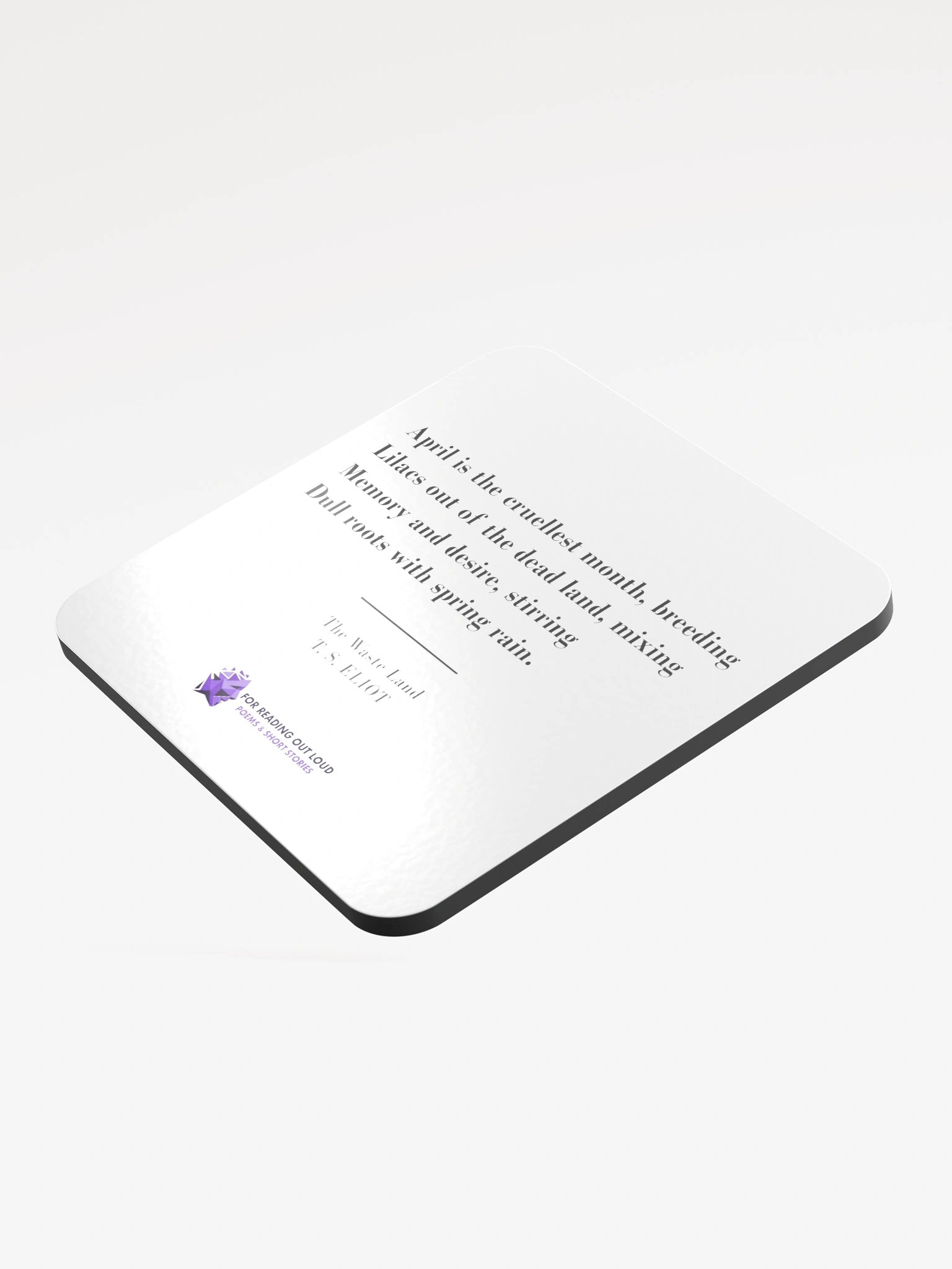 The Waste Land Poetry Coaster product image (3)
