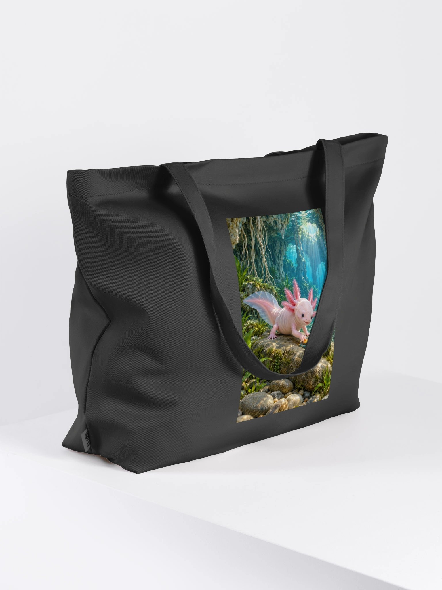 Axolotl Arcade Cotton Tote product image (4)