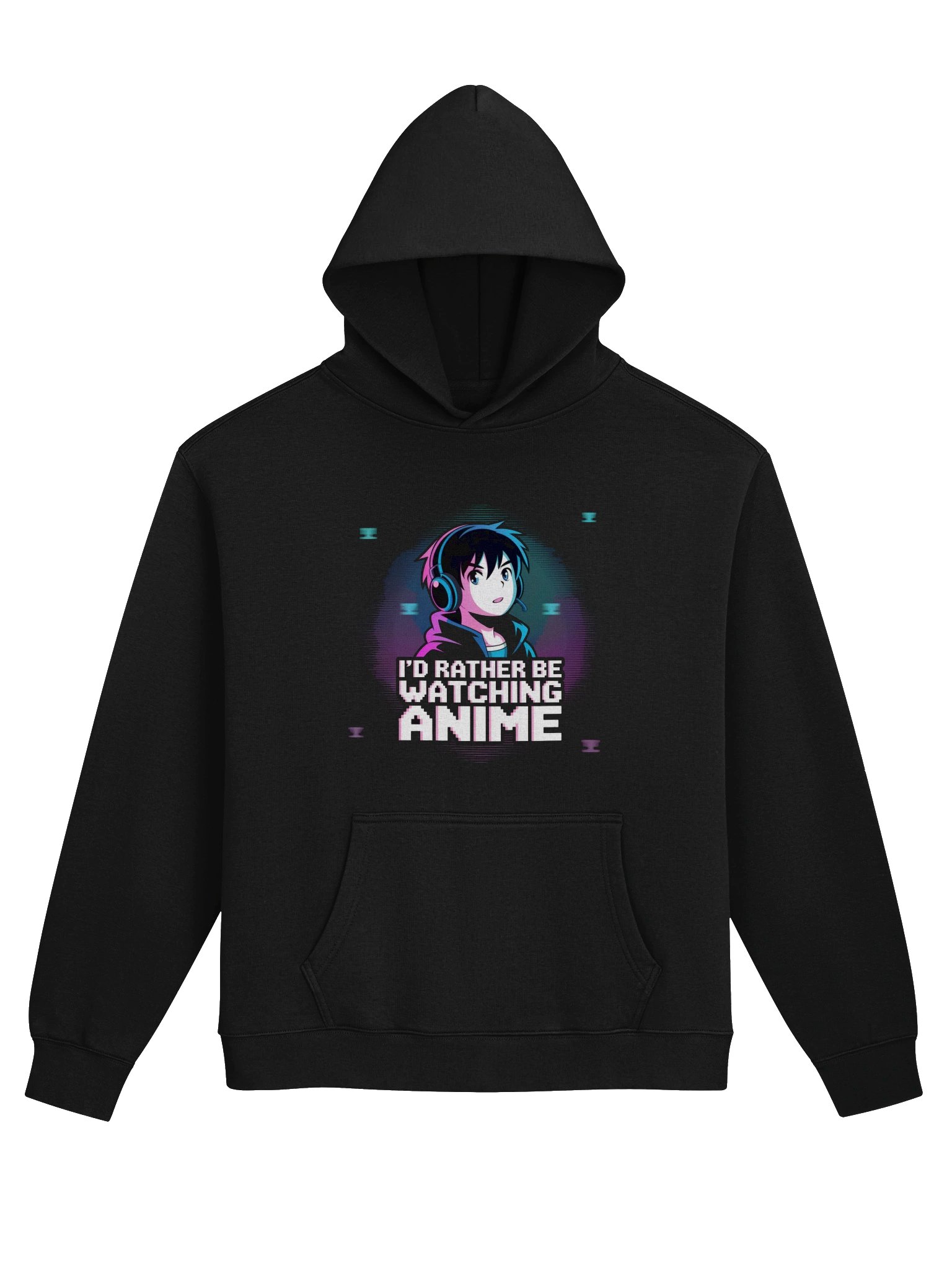 I'd Rather Be Watching Anime Hoodie product image (1)