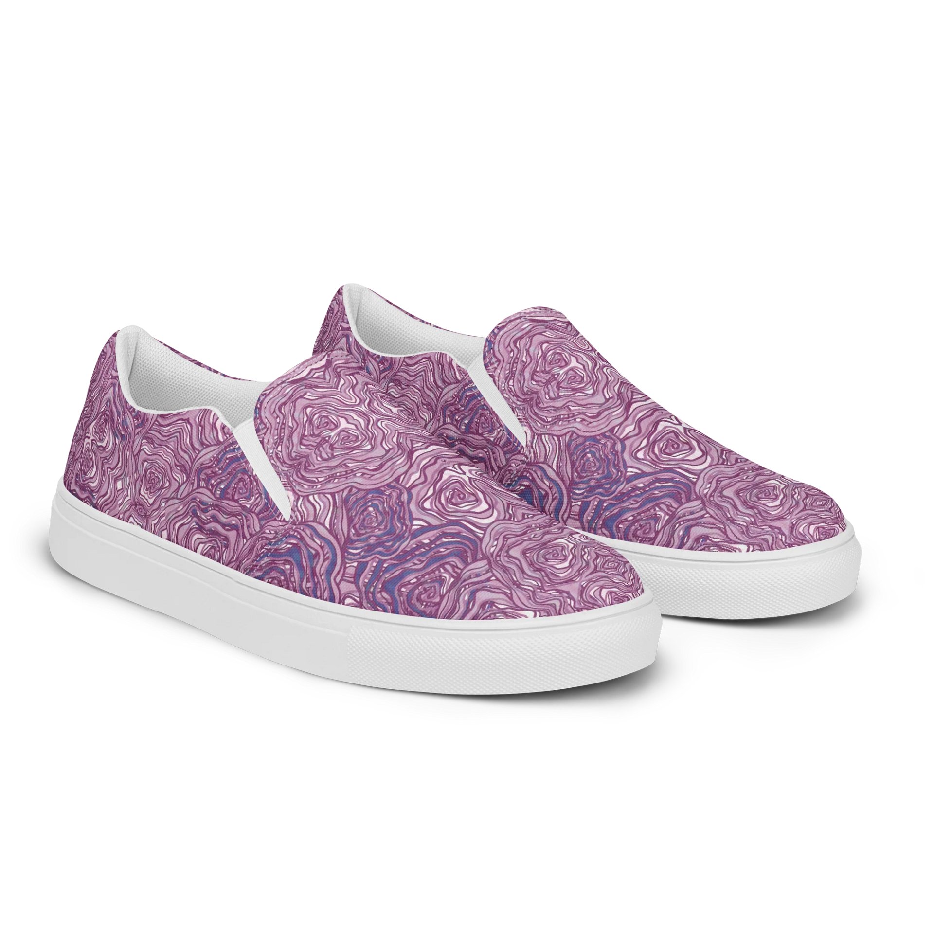 Cabbage Whorl – Women's Slip-On Canvas Shoes product image (3)