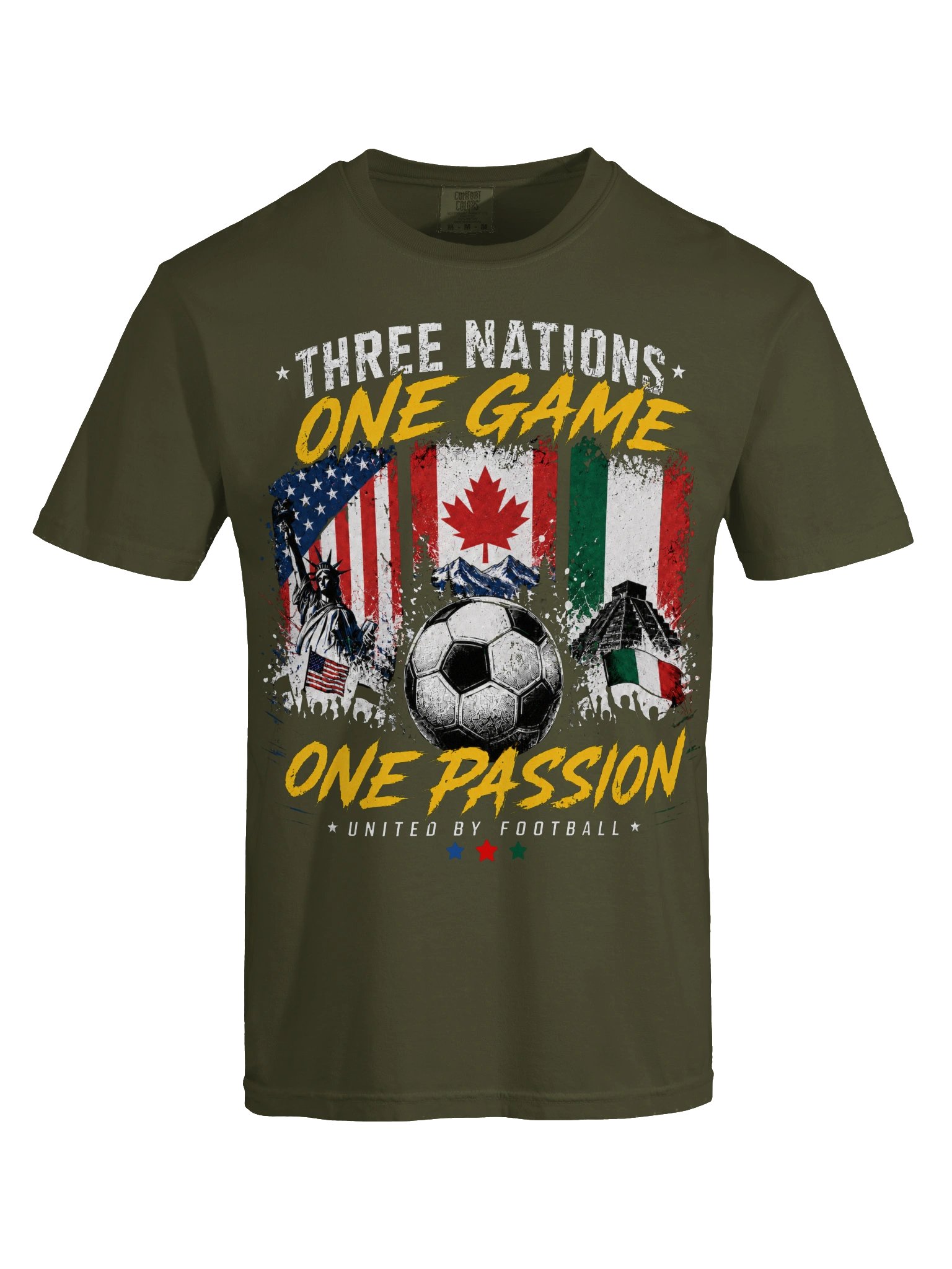 2026 World Cup Soccer T-Shirt – United by Football: USA, Canada, Mexico product image (25)