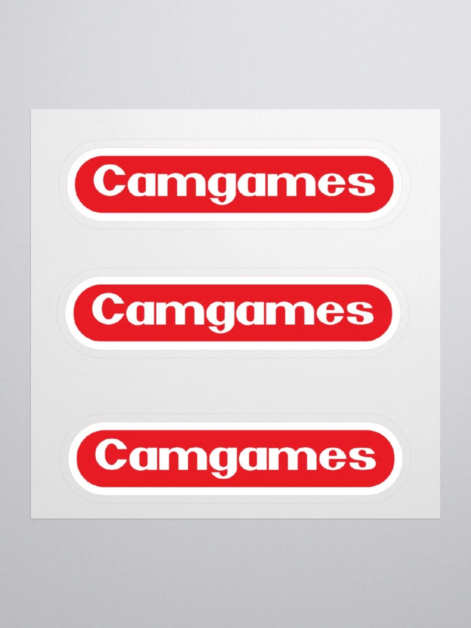 Camgames Sticker Set (3) product image (1)