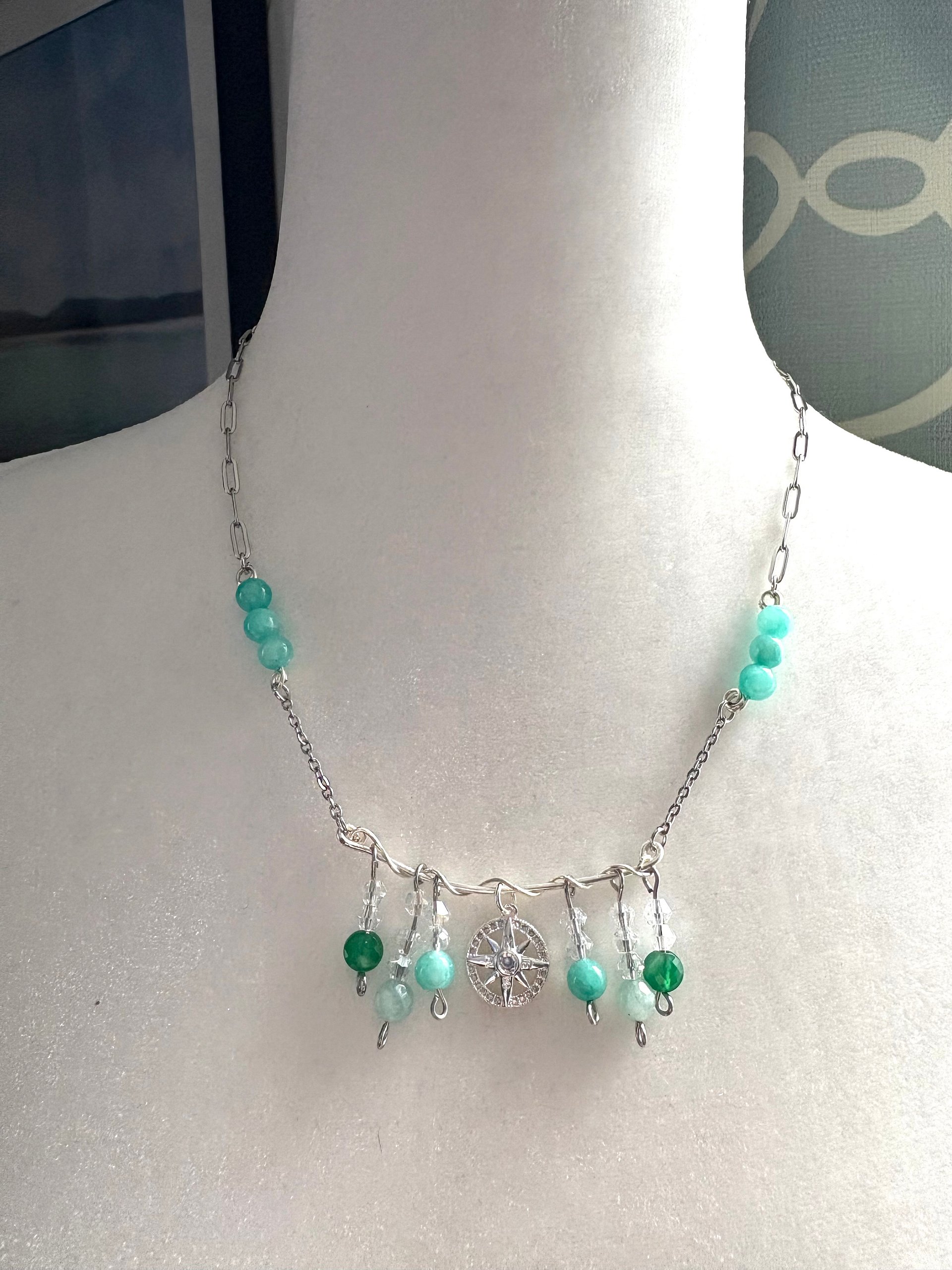 March/May Semi-Precious Necklace + Post Earrings Bundle product image (4)