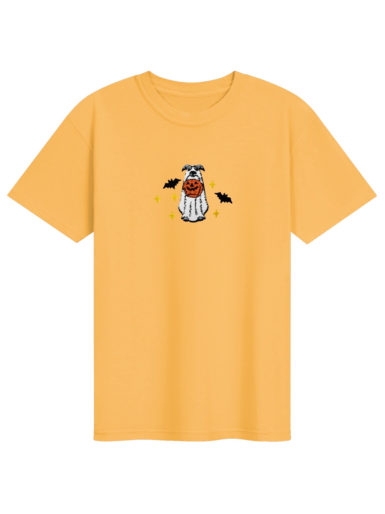 Halloween Greyhound(Blue) Embroidered T-Shirt product image (33)