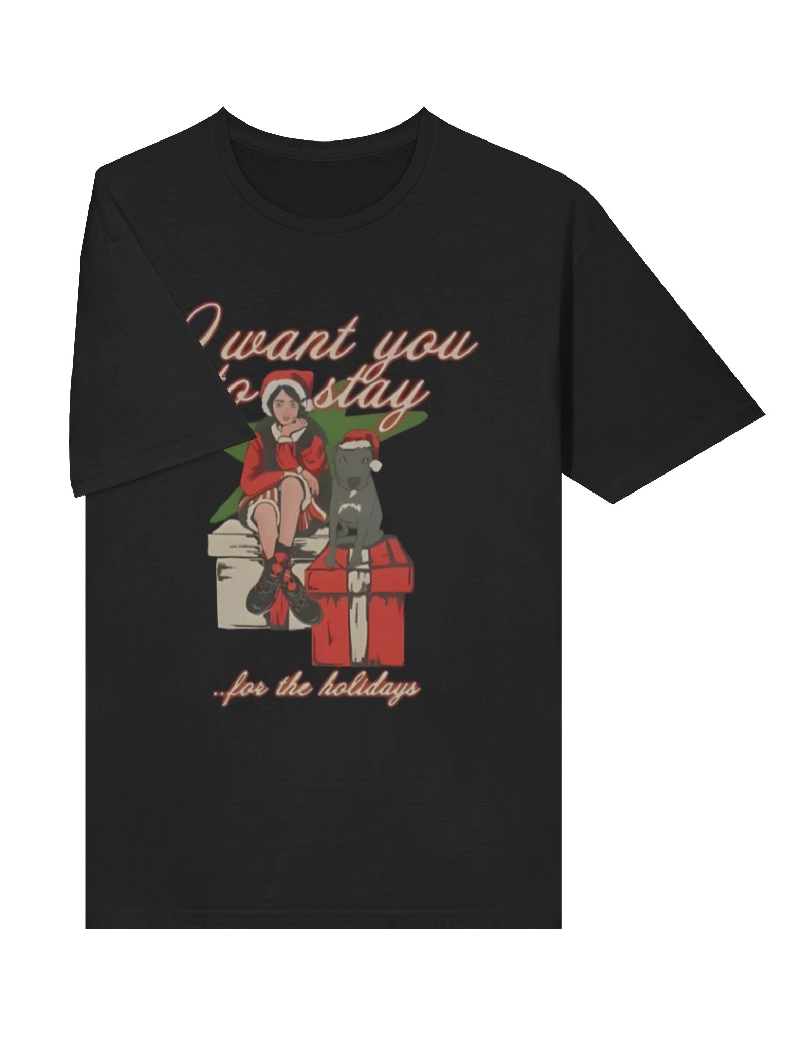 I Want You To Stay For The Holiday Billie Eilish Shirt product image (3)