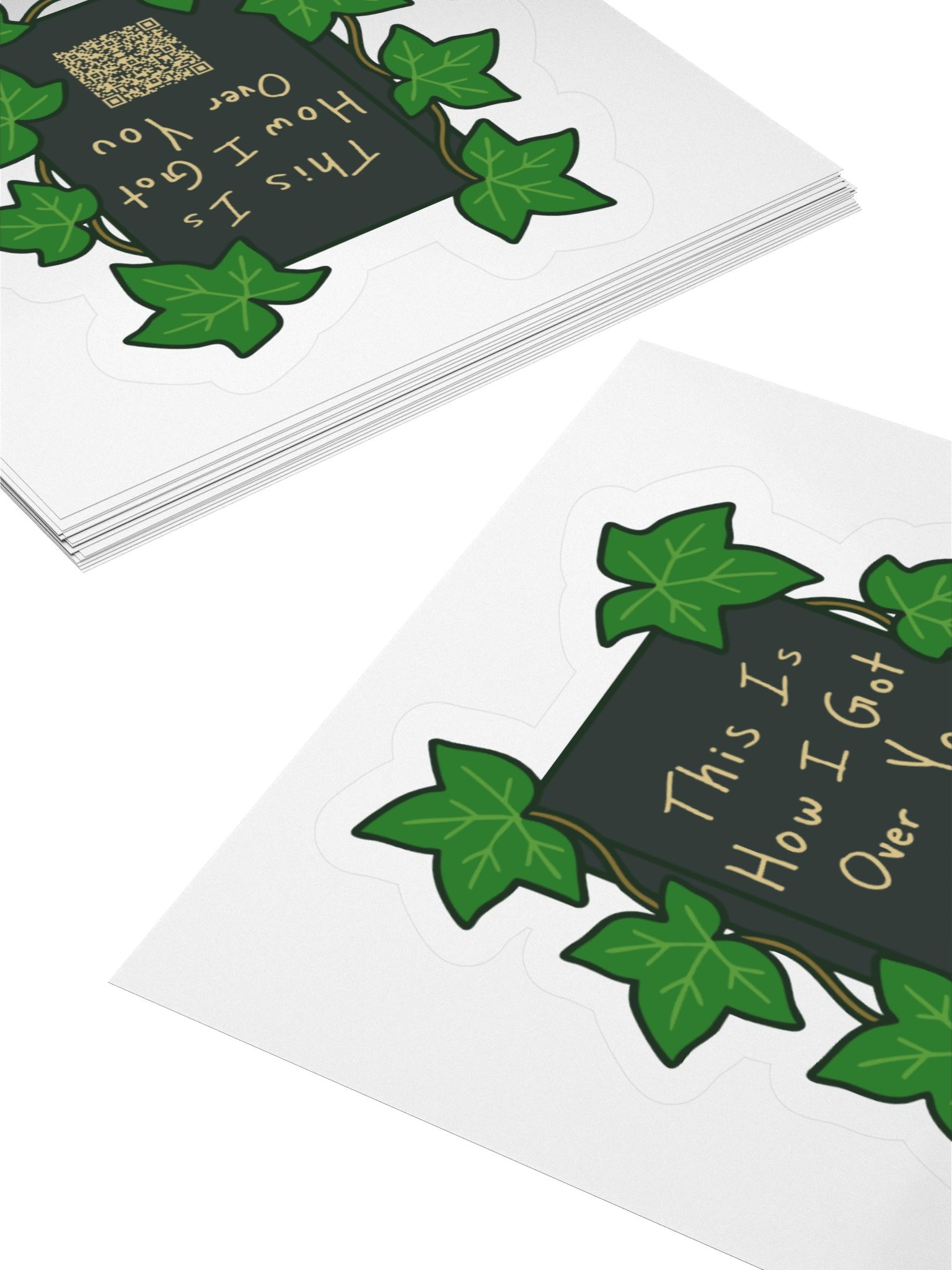 This Is How I Got Over You Cover QR Code Sticker product image (10)