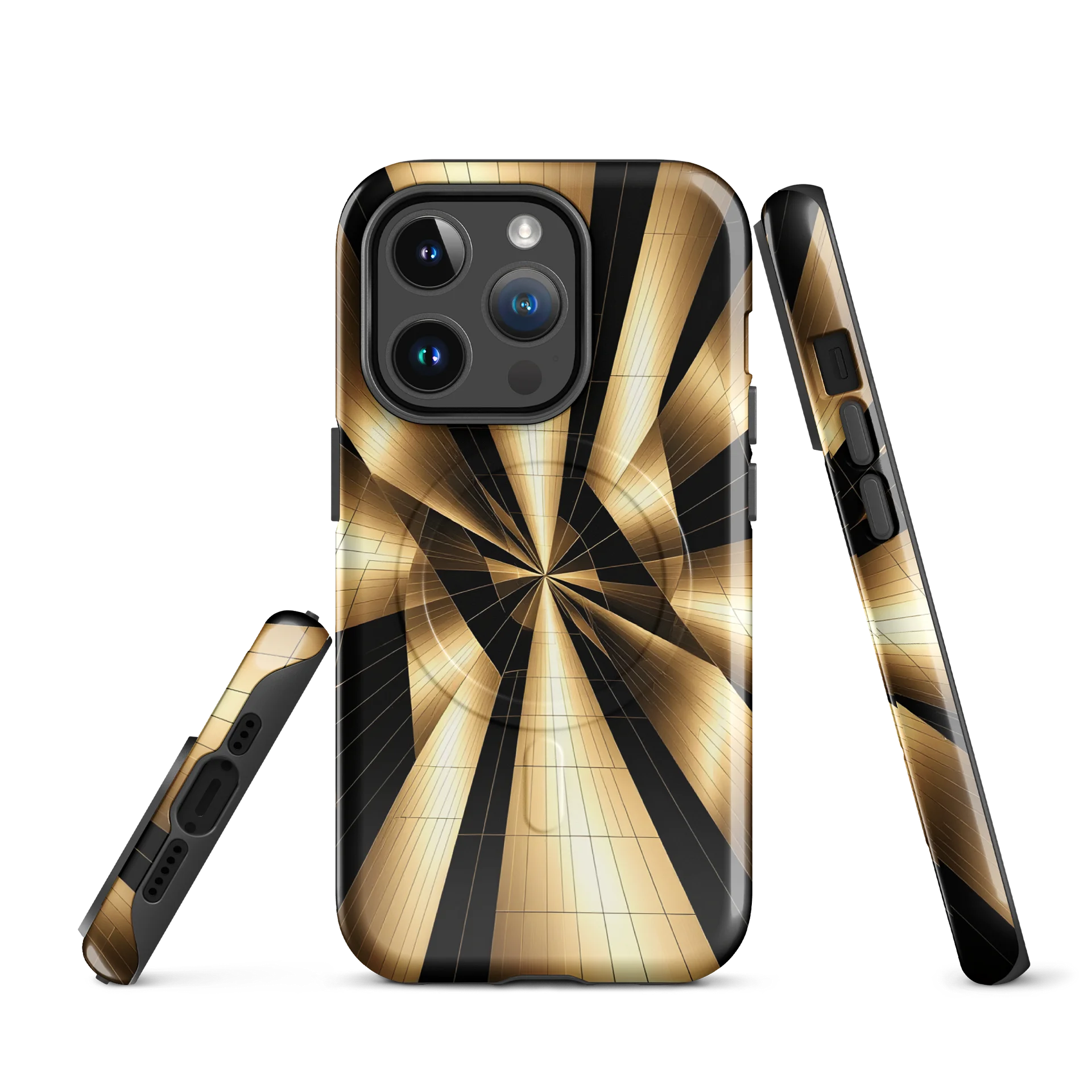 Gold Starburst Geometric MagSafe Tough Case product image (3)