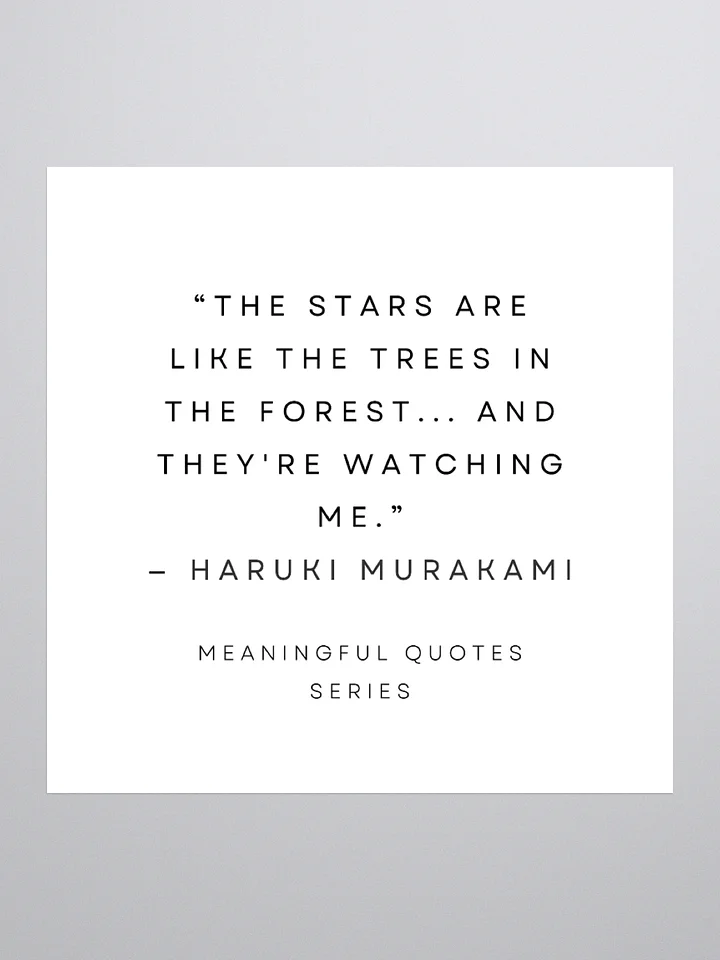 The Stars & Trees Are Watching Me. product image (1)