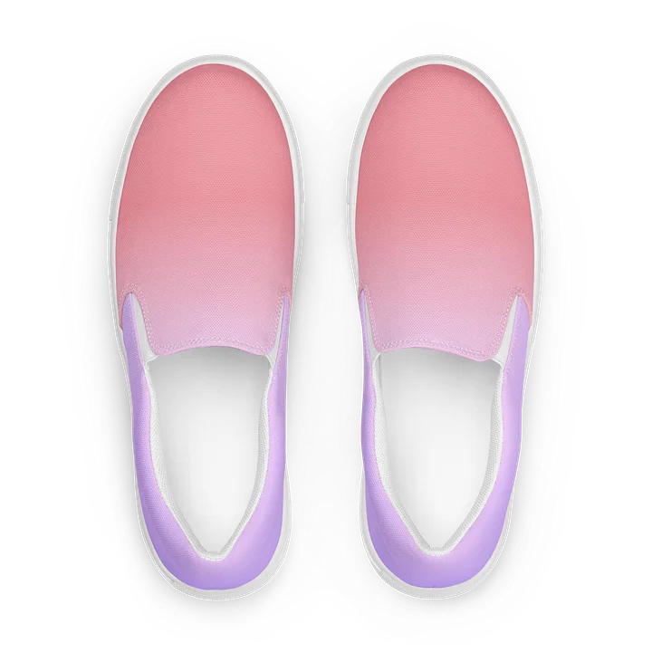 Coral Lavender Gradient Slip-On Shoes product image (1)