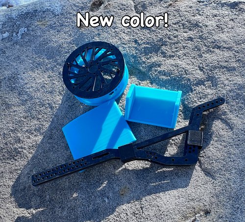 New color available! Baby blue I think compliments carbon quite well.
