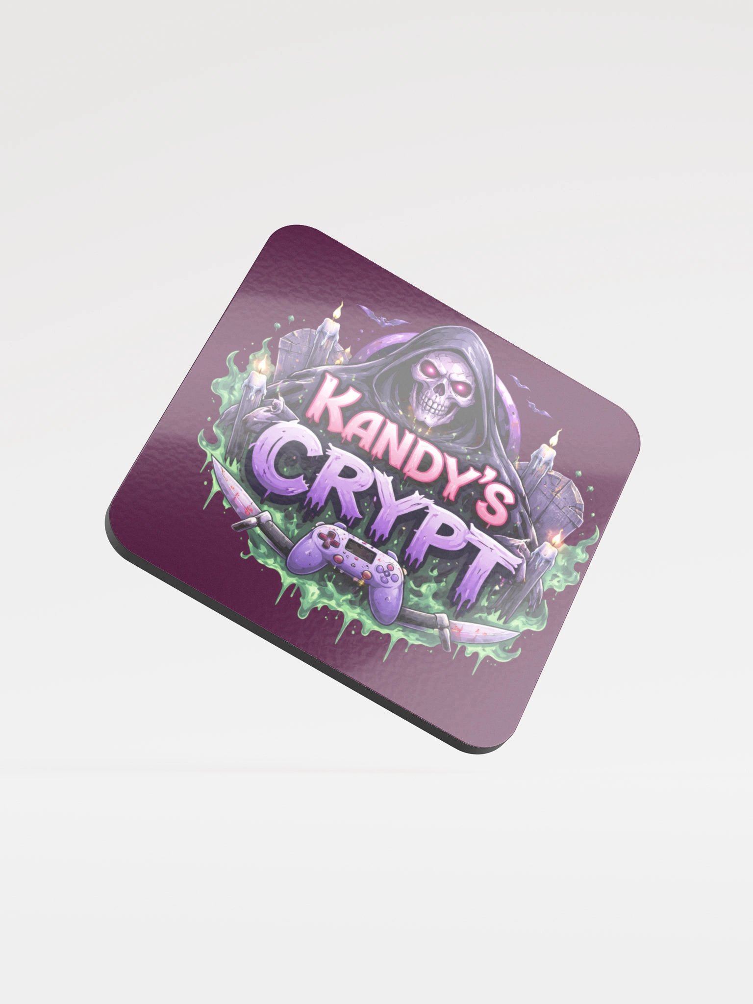 Kandys Crypt Mens coaster product image (1)