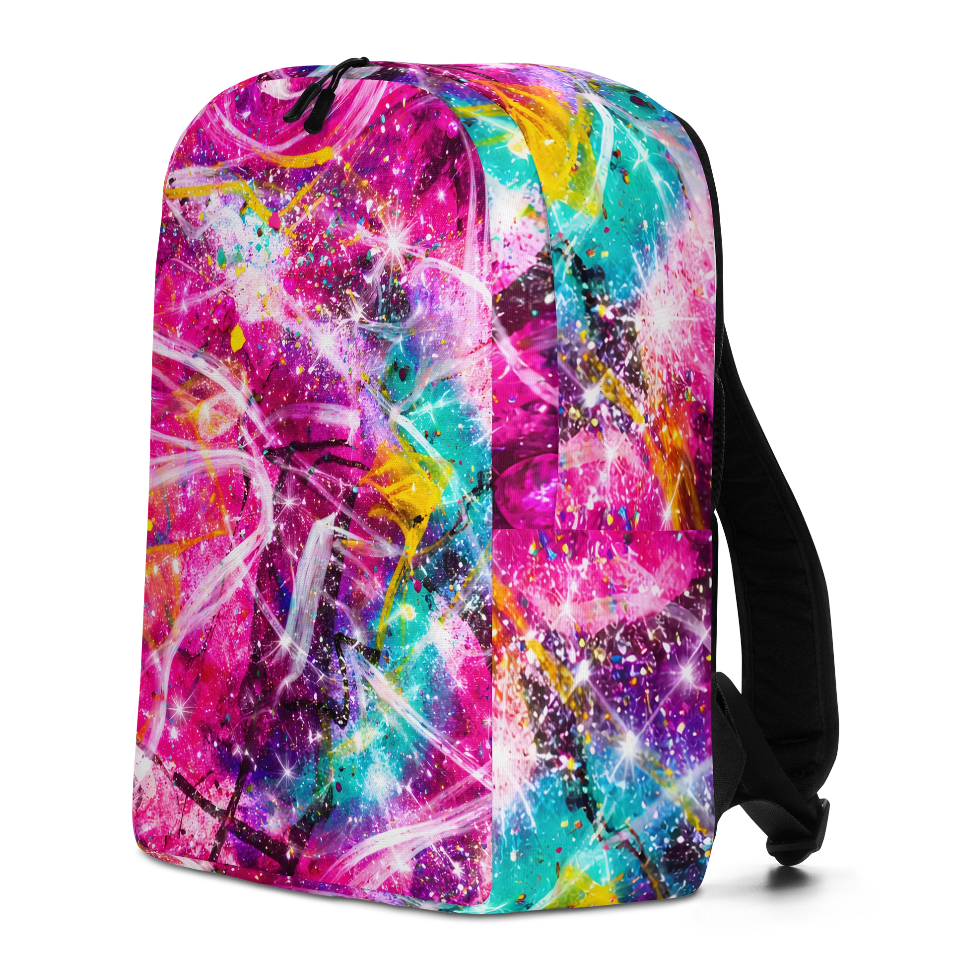 Neon Chaos All-Over Print Backpack product image (2)