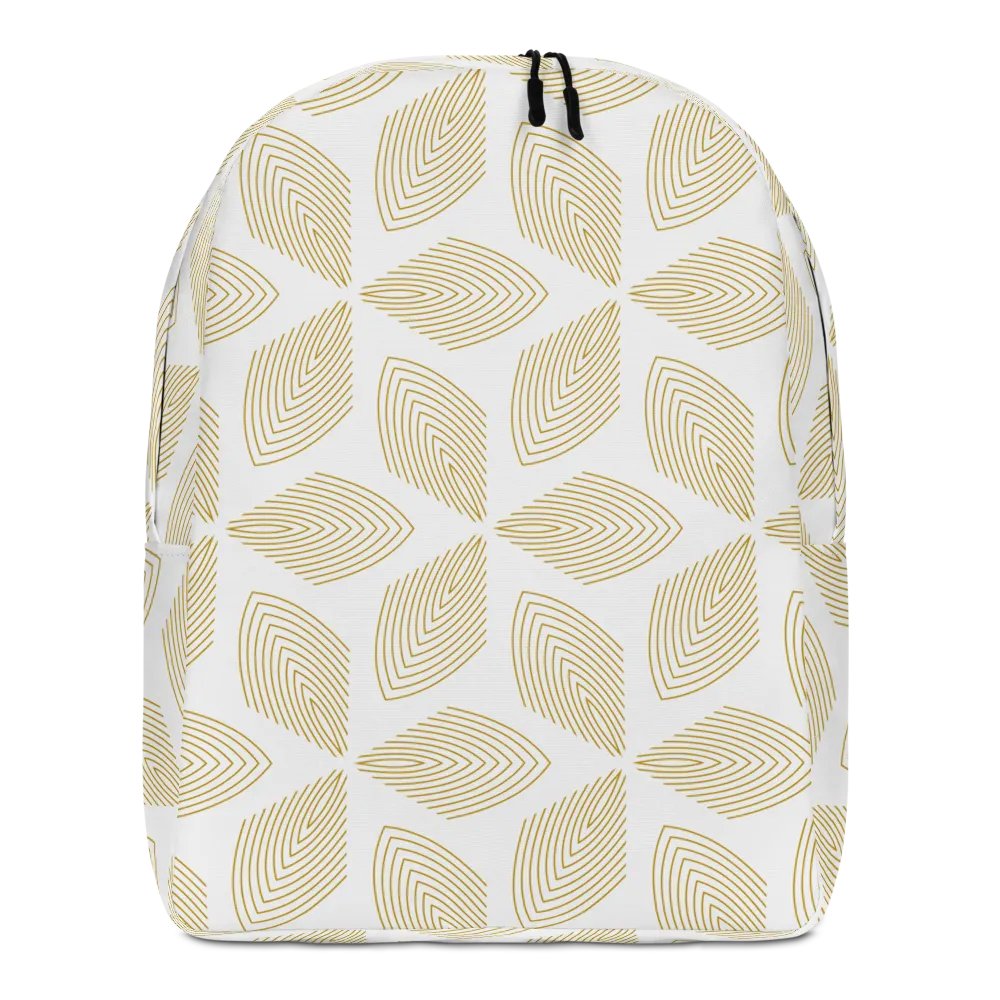 Golden Leaf Luxe – Stylish Everyday Backpack product image (1)