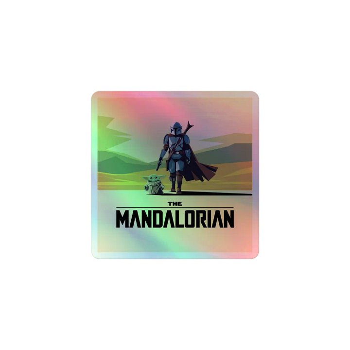 The Mandalorian Holographic Sticker product image (1)