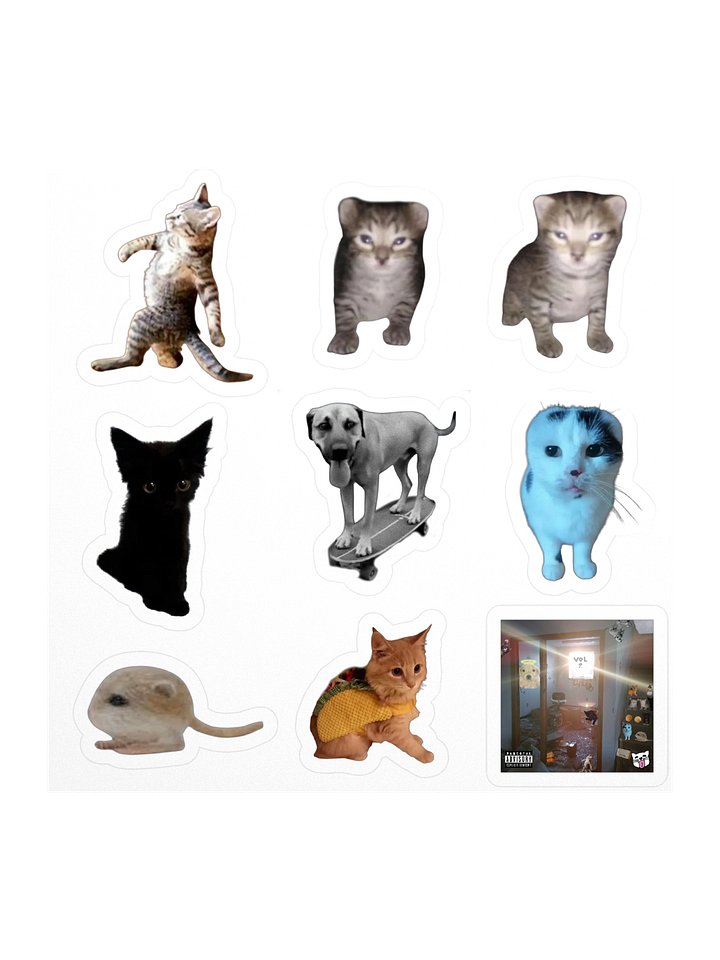 SHMOOB TUNES VOL 2 STICKERS product image (1)