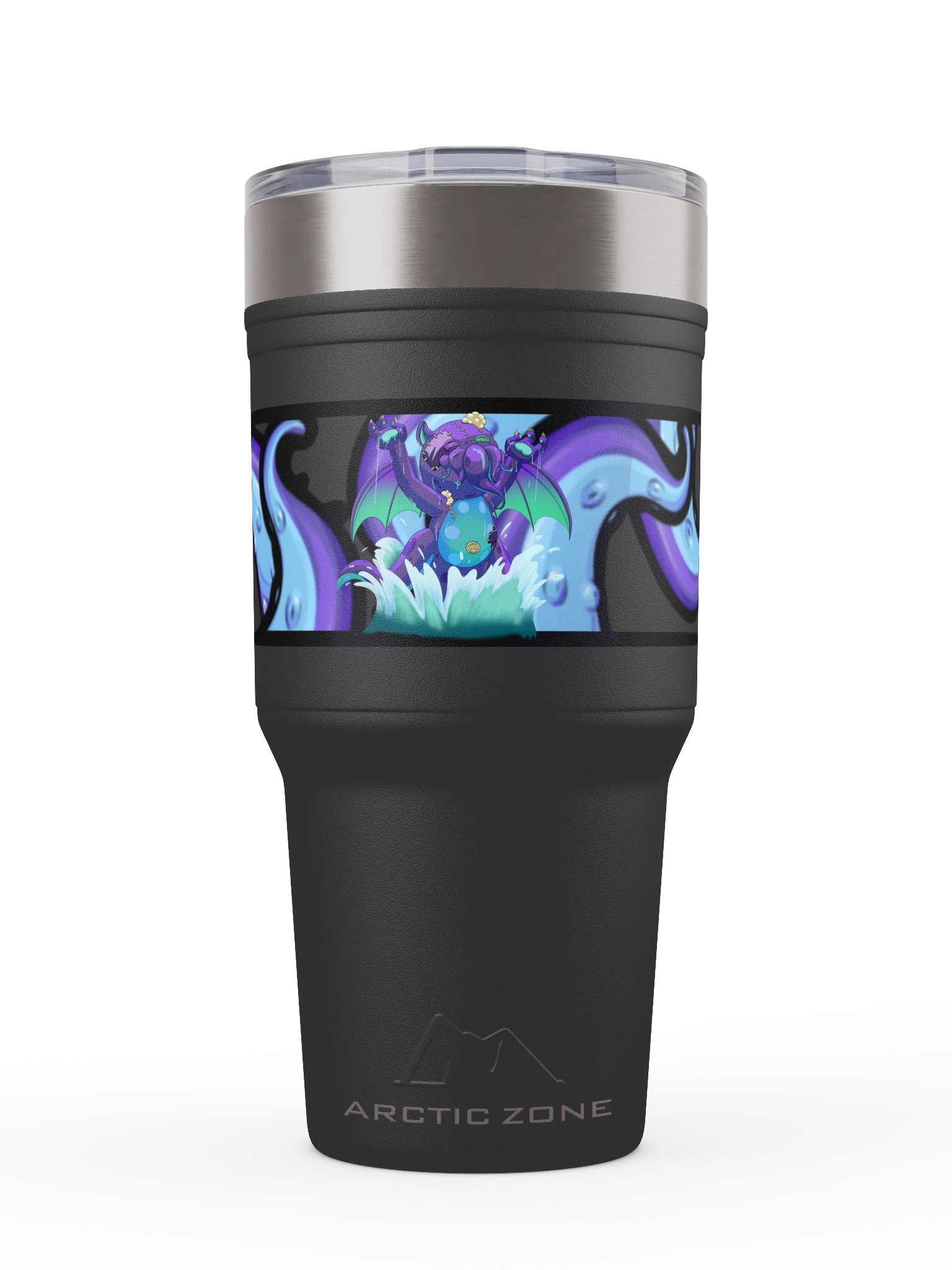 Anxiety Bear Scare Bear: Bearthulu tumbler 30oz product image (1)