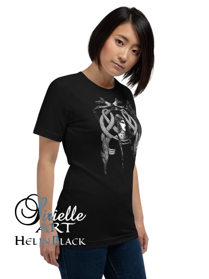Hel in Black · Regular Fit Bella Canvas T-Shirt · Norse Mythology product image (1)