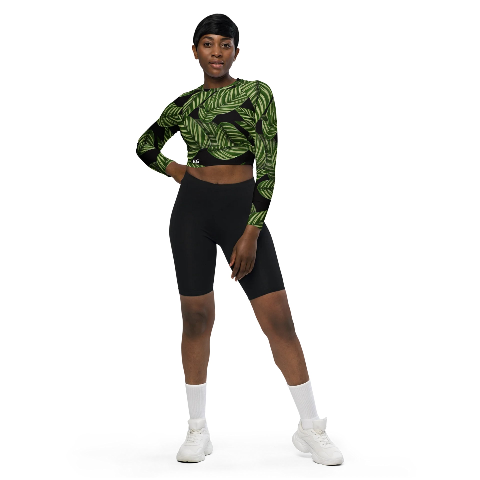 Barry Grady Leaf Recycled Crop Top product image (1)