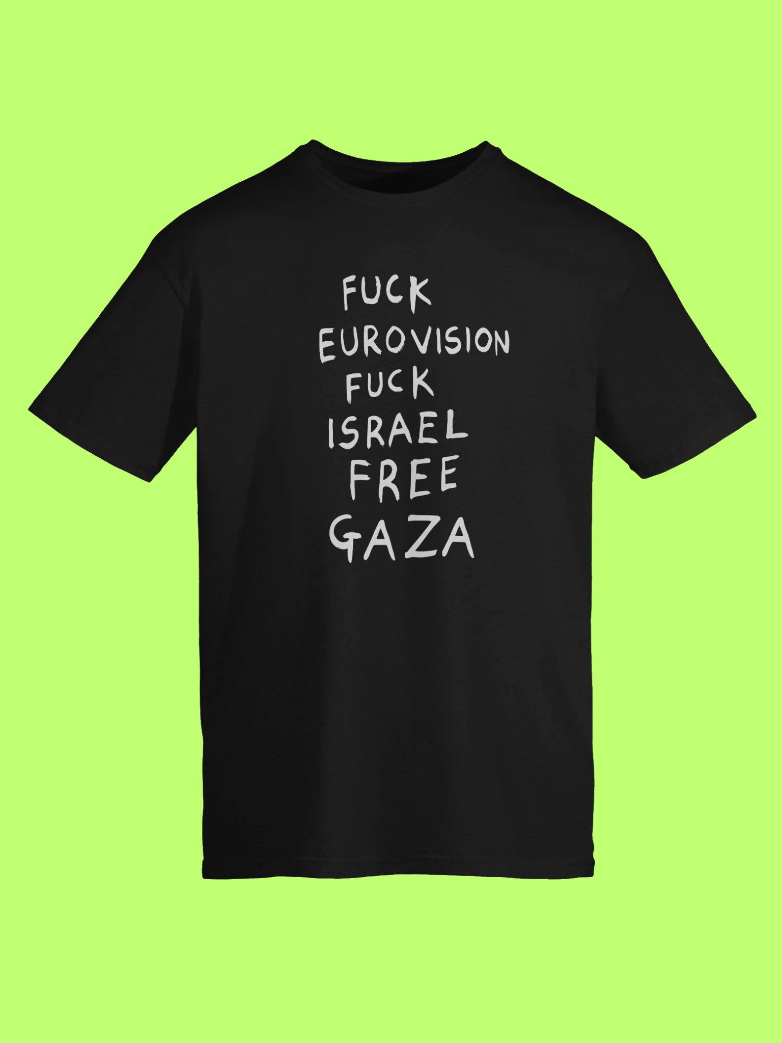 Fuck Eurovision Fuck Israel Free Gaza Shirt product image (152)