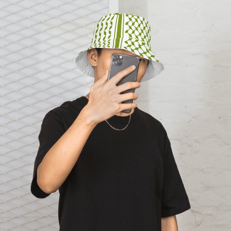Olive Keffiyeh Unisex Bucket Hat product image (1)