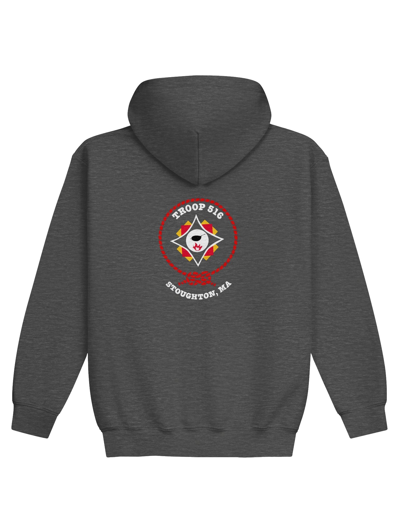 Stoughton 516 Scout Emblem Youth Hoodie product image (2)