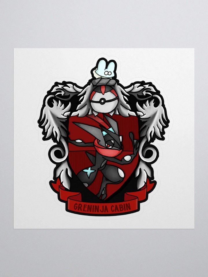 Frog Cabin Badge Sticker product image (1)