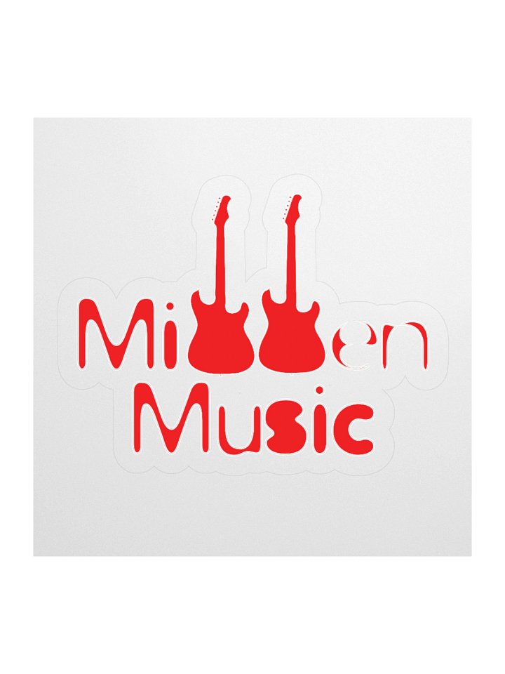 OG Red Logo Kiss Cut Stickers product image (1)