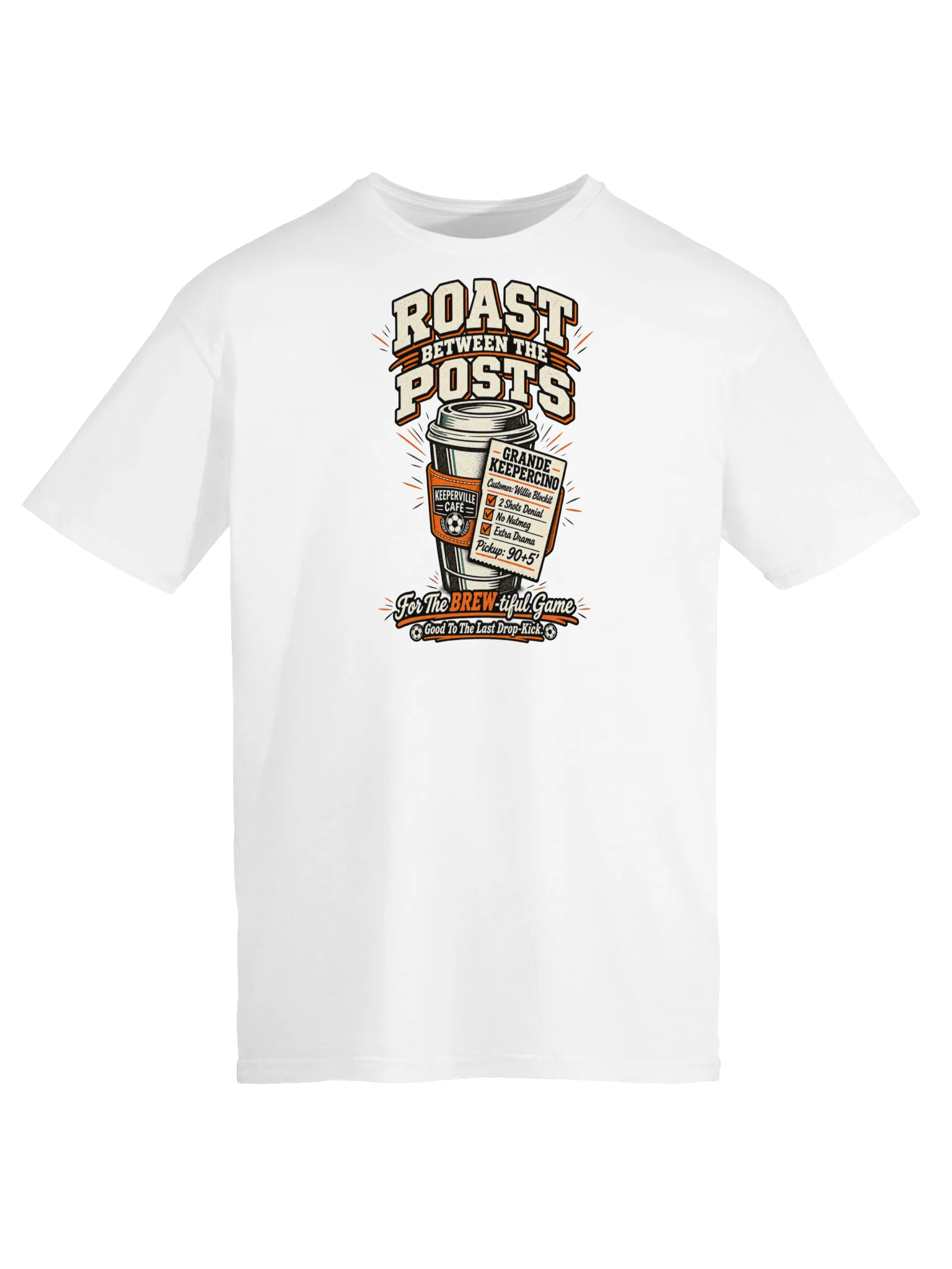 Goalkeeper Keepercino Soccer Tee product image (95)