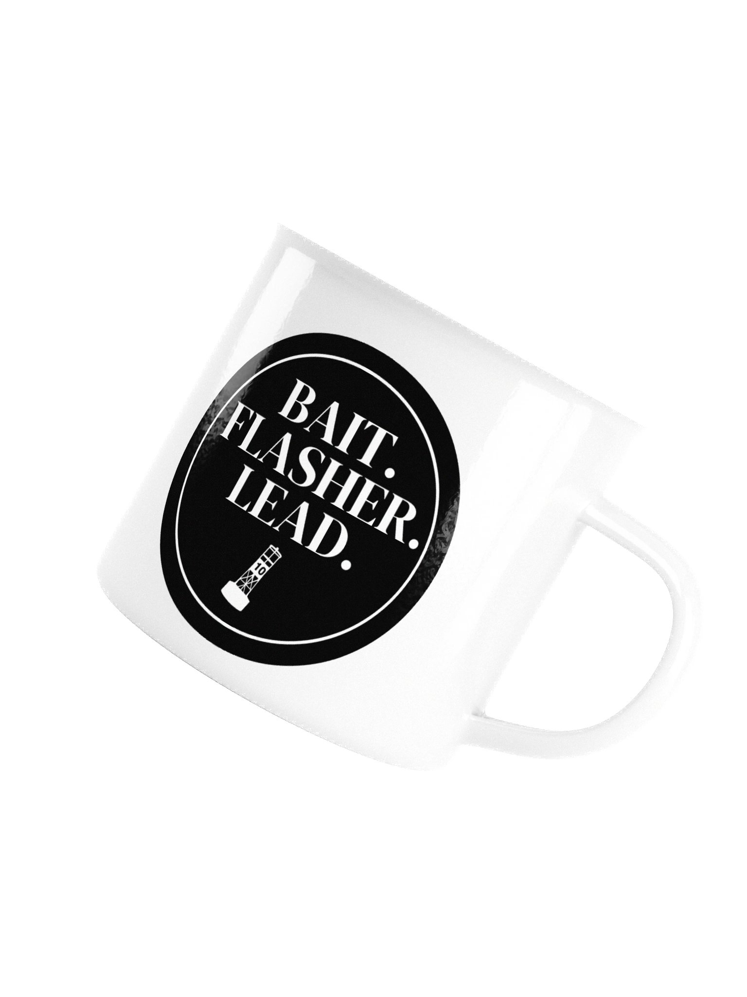 Astoria Enamel Coffee Mug. If you know, you know! BAIT. FLASHER. LEAD. product image (5)