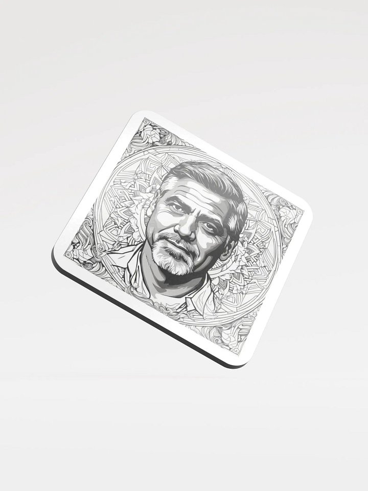 Geometric Portrait Cork Coaster Set product image (1)