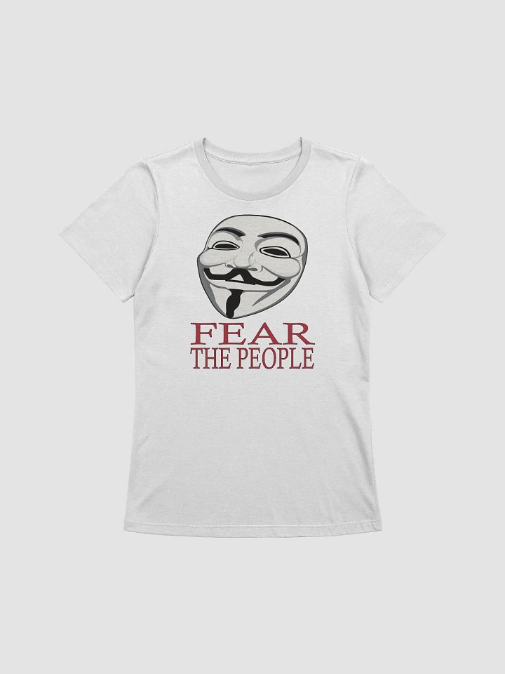 Fear The People - 02 - Red - Bella+Canvas Women's Supersoft Relaxed-fit T-Shirt product image (1)