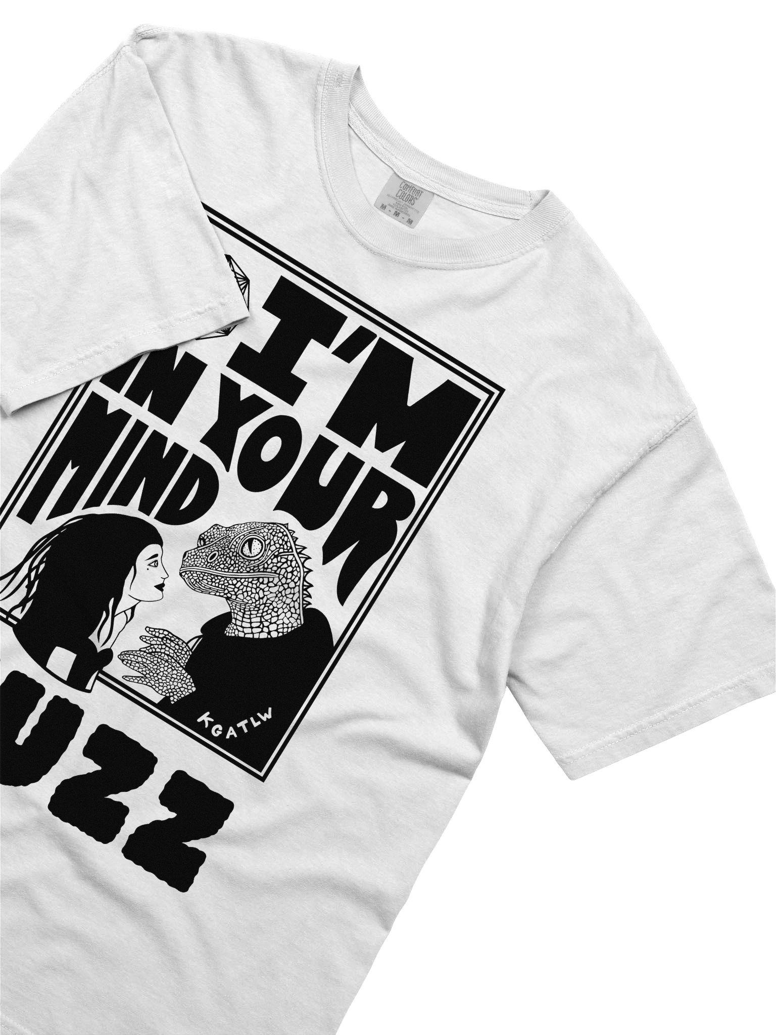 I'M IN YOUR MIND FUZZ T-SHIRT (WHITE) product image (4)