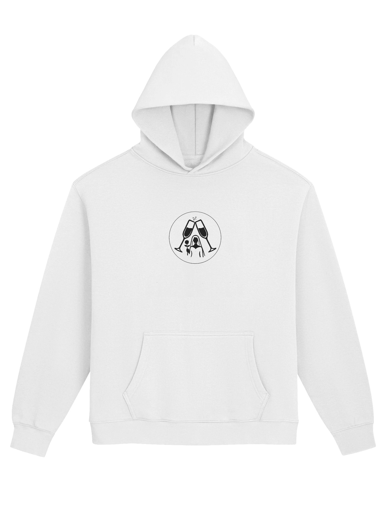 The Bride’s Salute — Unisex Premium Hoodie (White) product image (1)