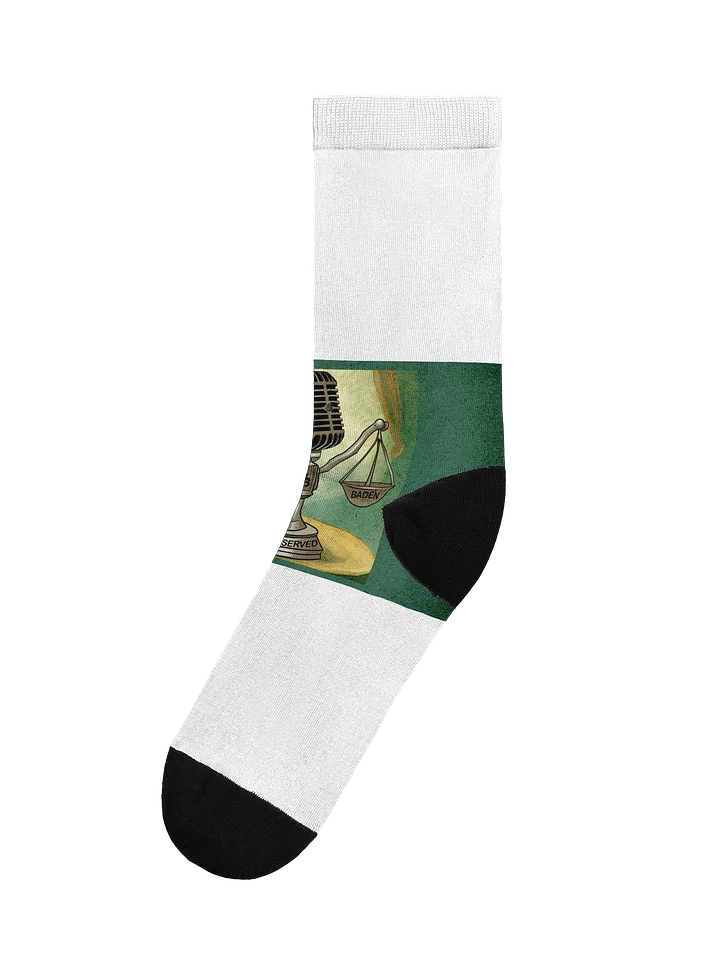 Justice Served from Head to Toe Crew Socks product image (1)