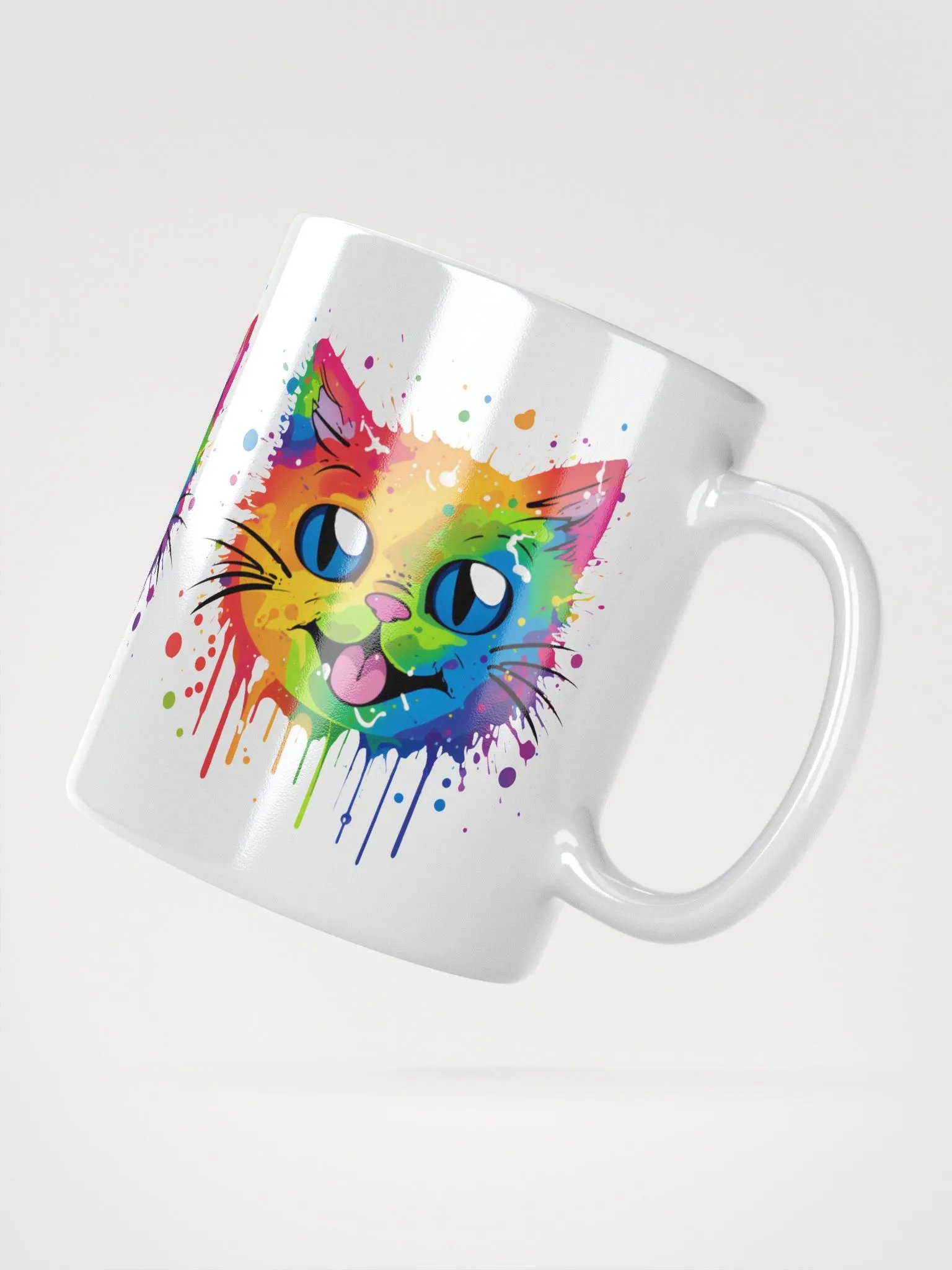 Splat Cat Rainbow Mug product image (1)