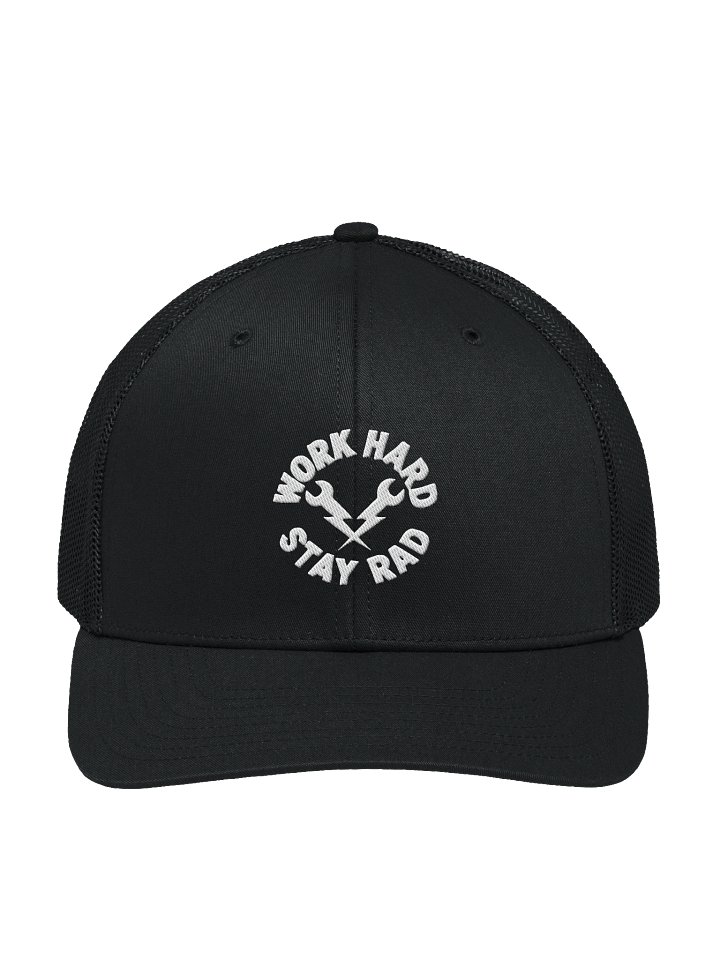 Work Hard Stay Rad Trucker Hat Embroidered product image (1)