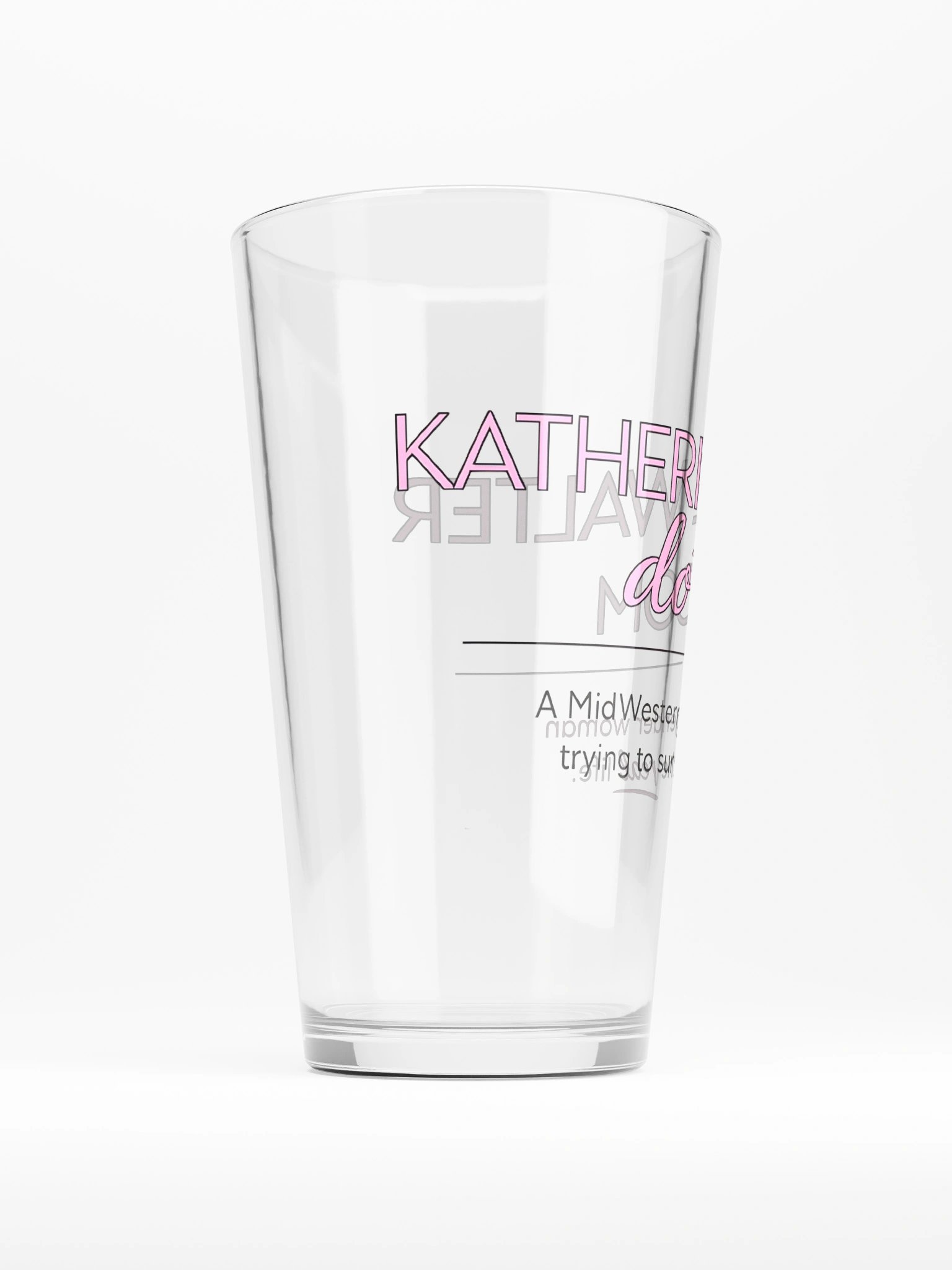 KATHERINE WALTER dot COM Pint Glass product image (2)
