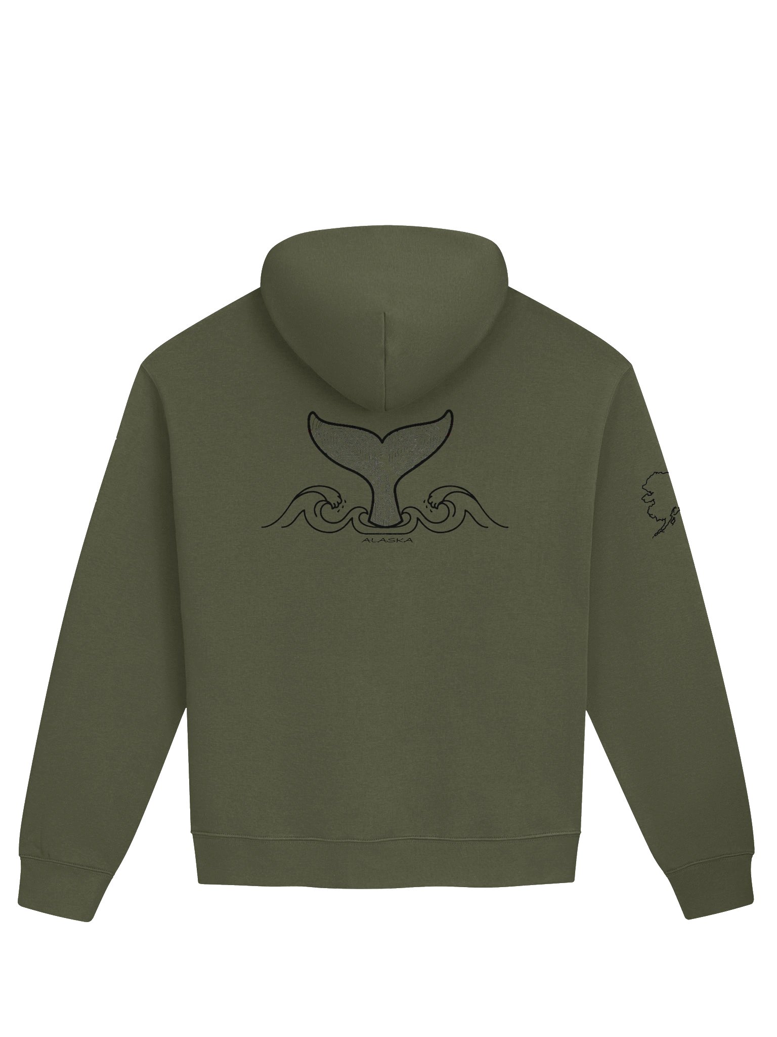 DELUXE "WHALE TAIL" OVERSIZED HOODY product image (7)