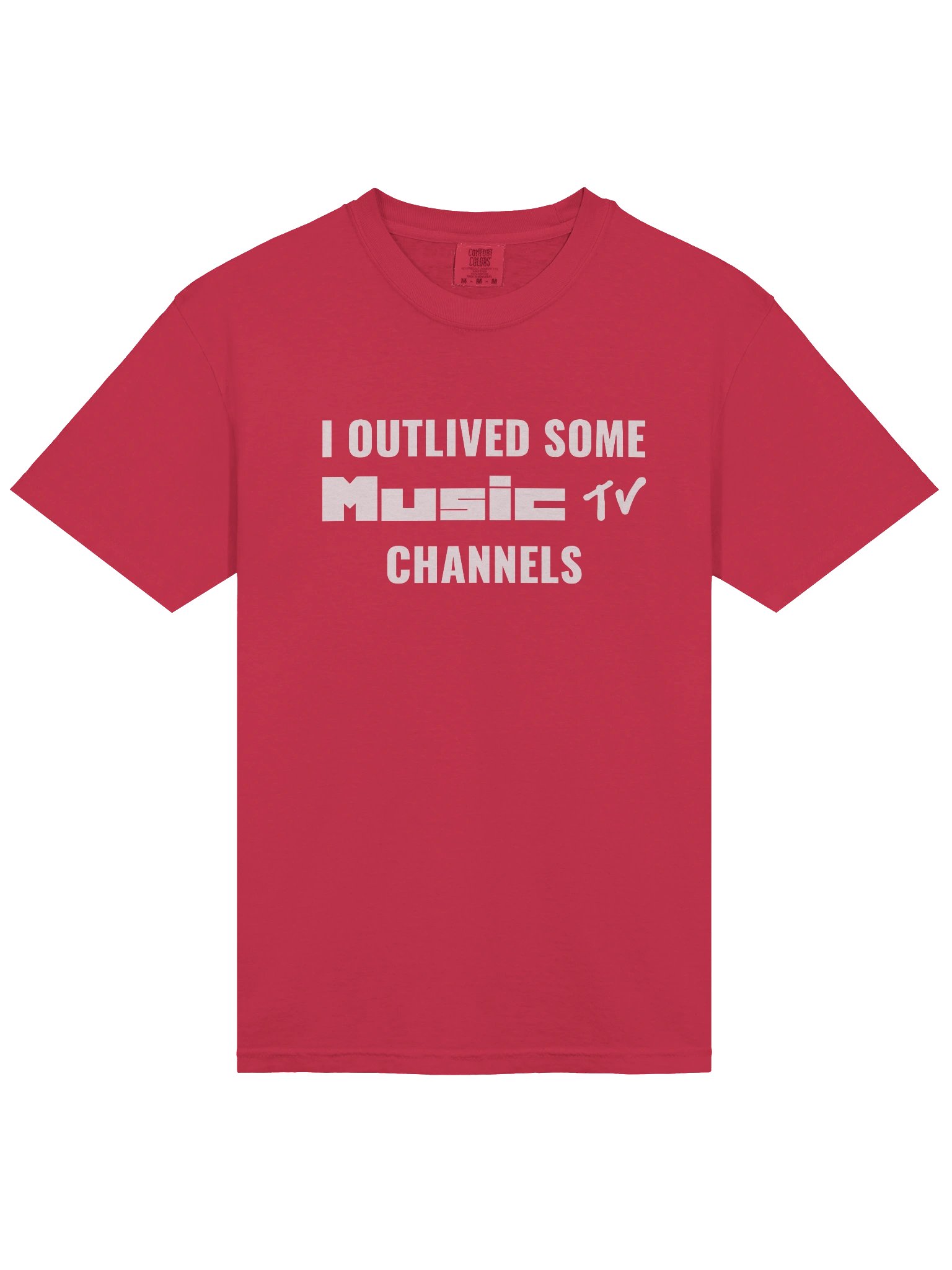 Urgers I Outlive Music TV Channels Shirt product image (1)