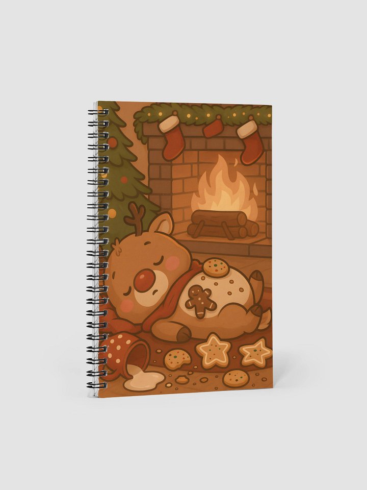 Rudolph the Cute Fat-Ass Reindeer Spiral Notebook product image (1)