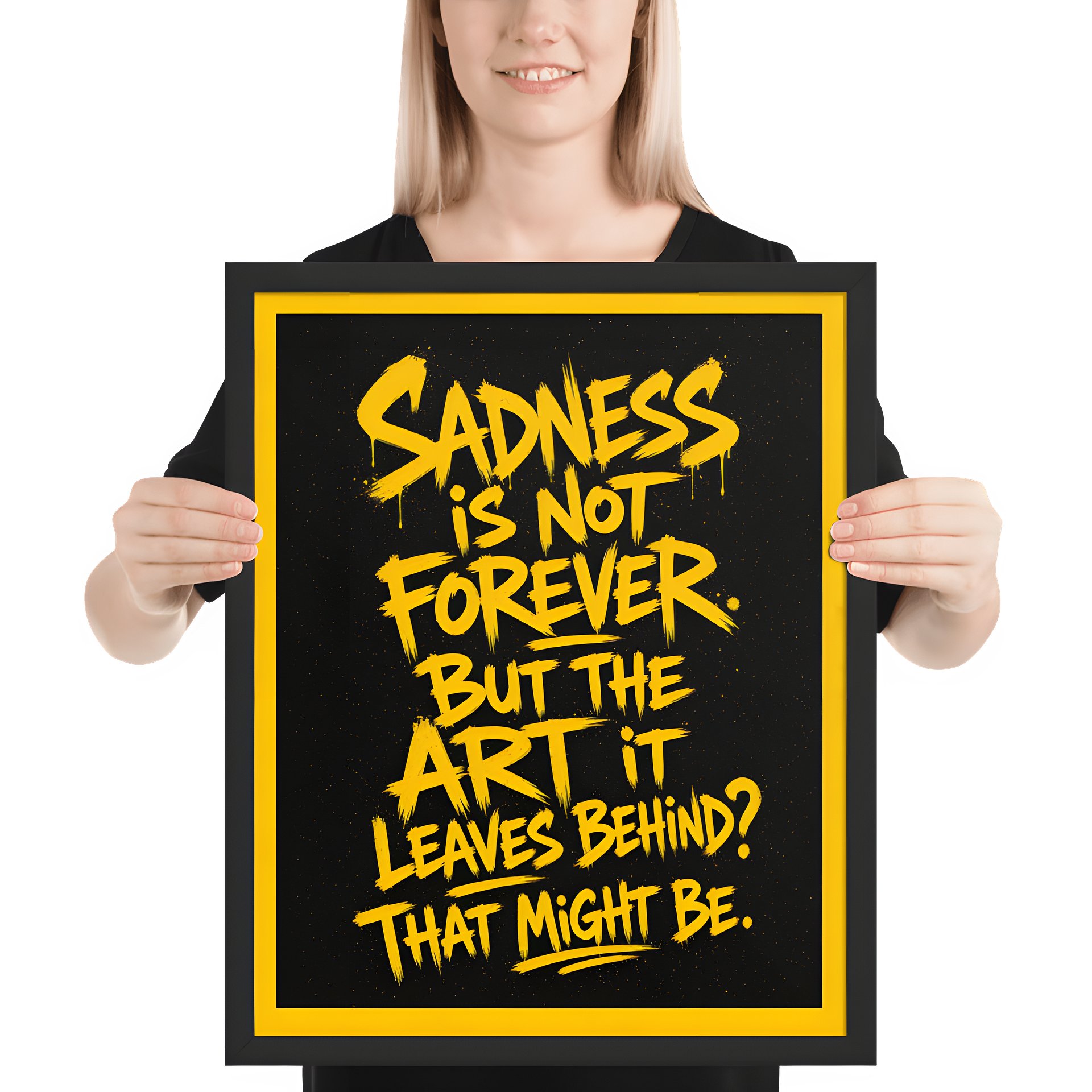 Sadness Leaves Art Behind Poster product image (1)