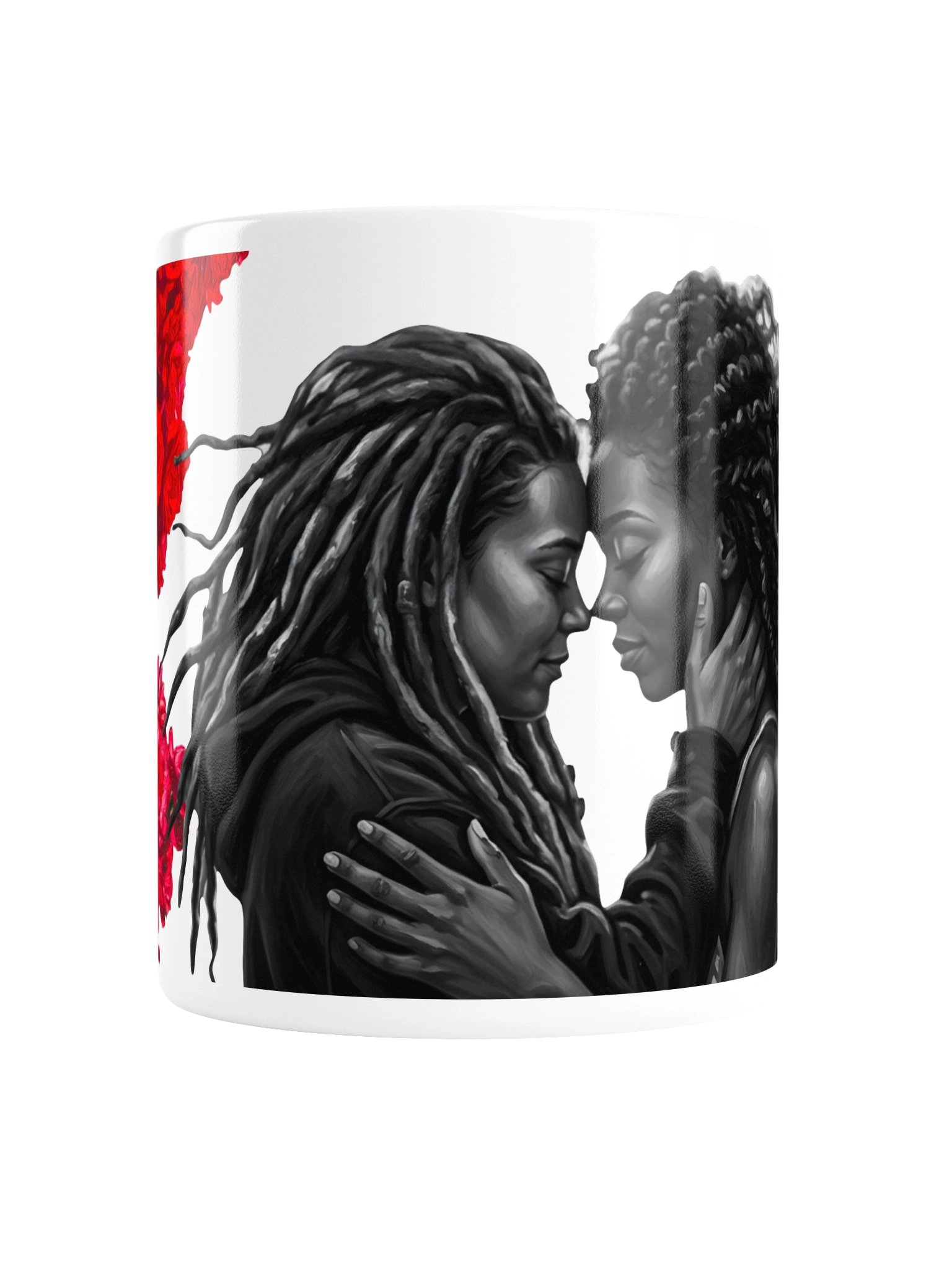 Red Floral Intimacy Mug product image (1)
