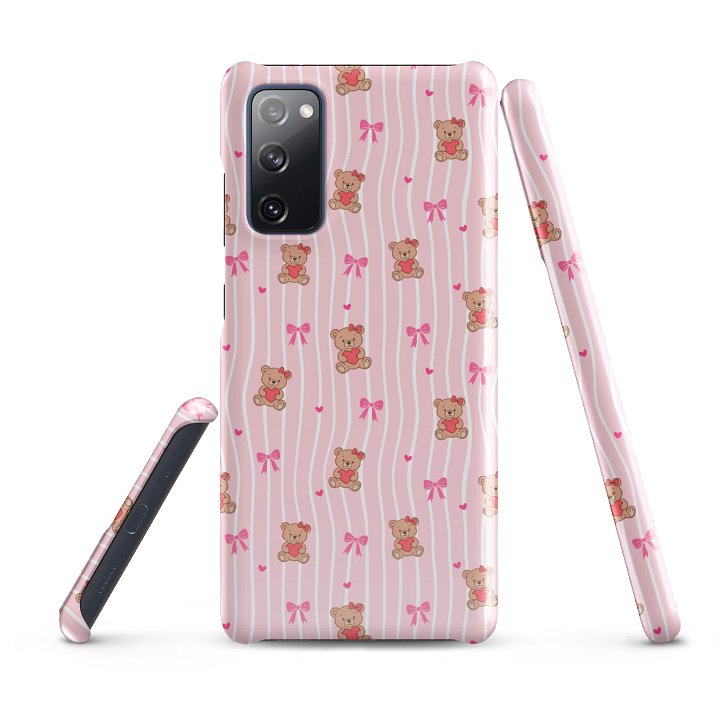 Honeybear Coquette Samsung® Snap 20 Plus, 20 FE, 20 Ultra, 20, 21 FE, 21, 21 Plus, 21 Ultra, 22, 22 Plus, 22 Ultra, 23, 23 Ultra, 23 Plus, 24 Plus, 24, 24 Ultra, 25 Plus, 25 Ultra, 25 Cases. product image (1)