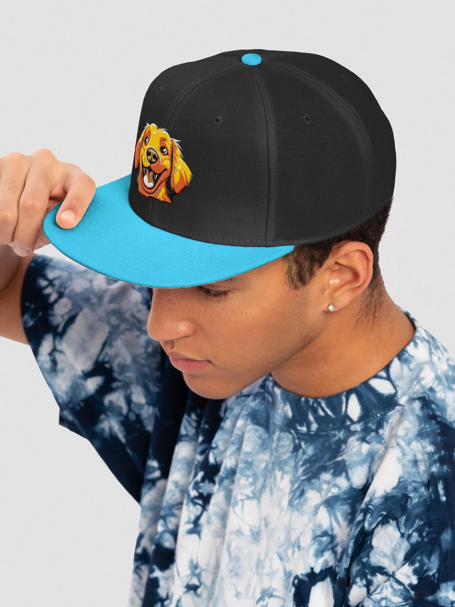 Golden Happy Pup Snapback product image (111)