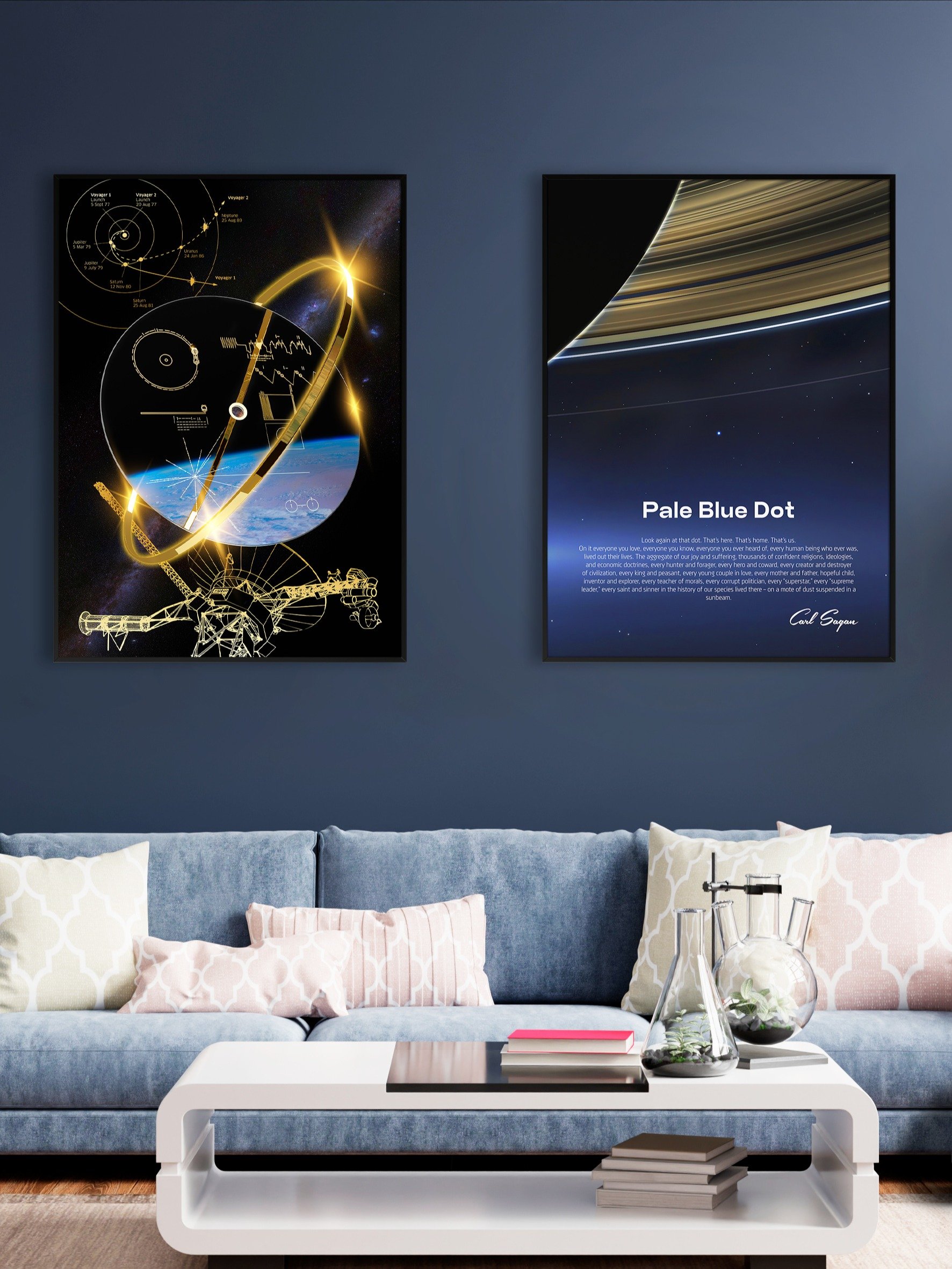 NASA Voyager 1 Golden Record — space poster, science print product image (2)